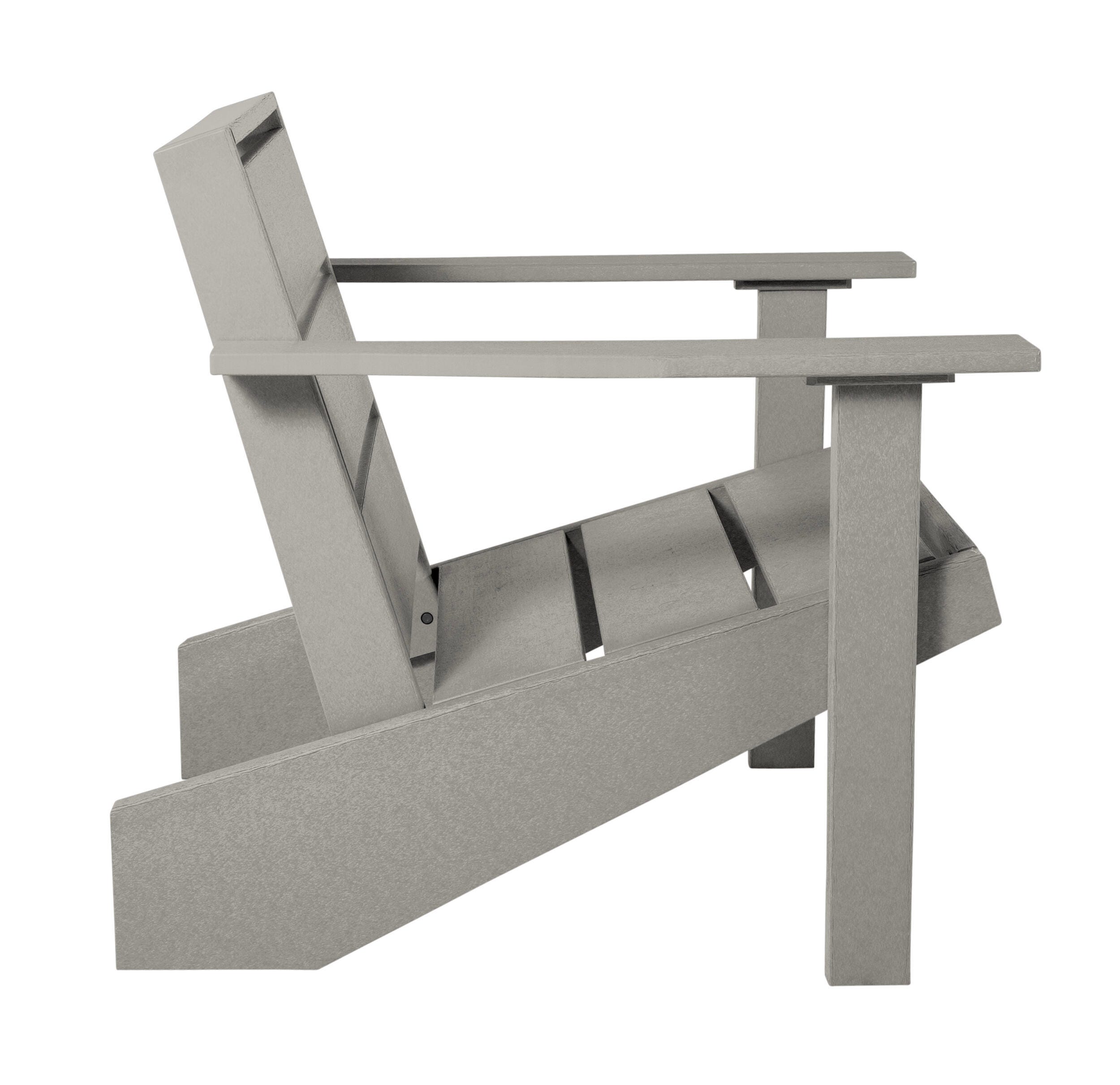 Bahia Verde Haven Outdoor Adirondack Chair, Cove Gray, large