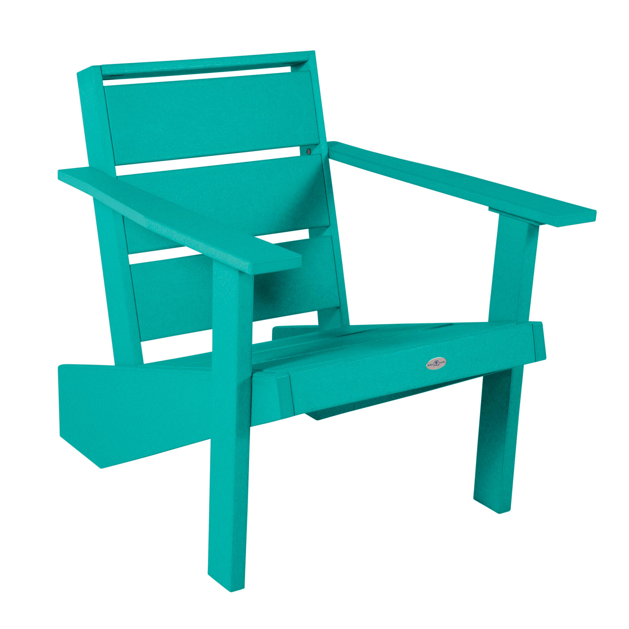 Bahia Verde Haven Outdoor Adirondack Chair, Seaglass Blue, large