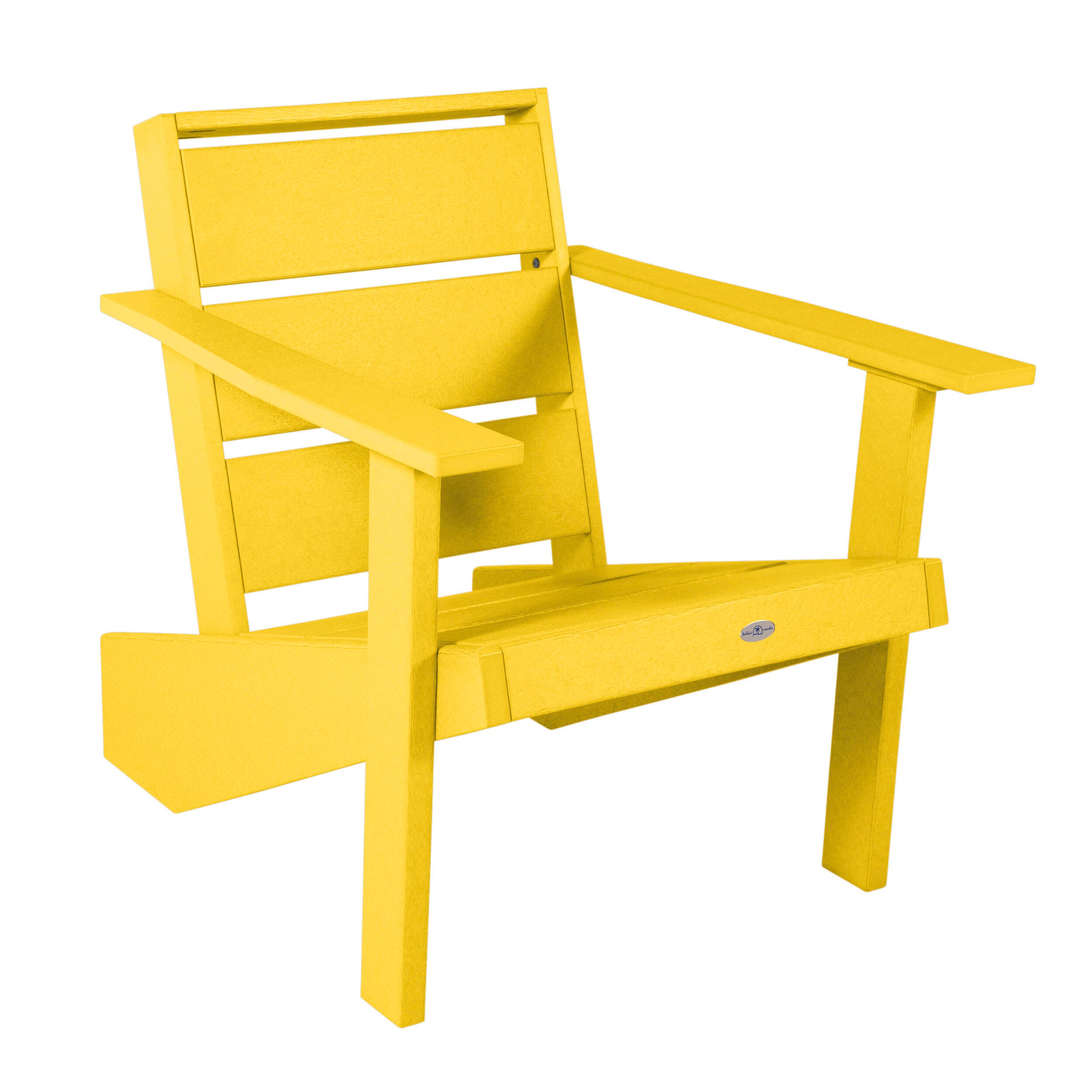 Bahia Verde Haven Outdoor Adirondack Chair, Sunbeam Yellow, large