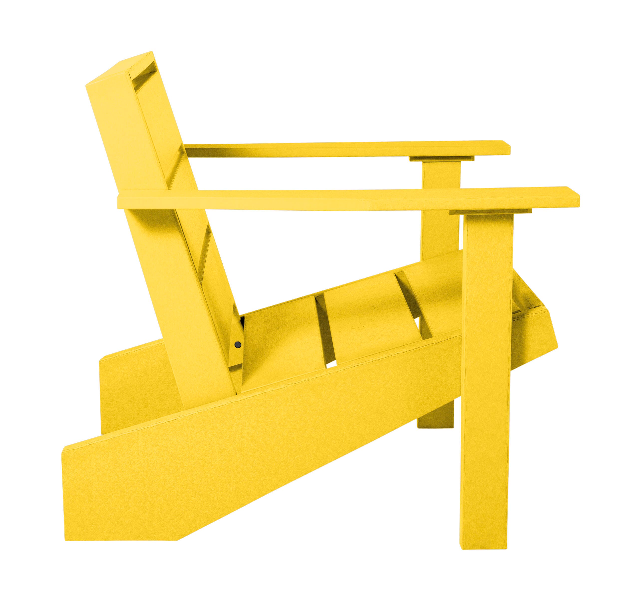 Bahia Verde Haven Outdoor Adirondack Chair, Sunbeam Yellow, large