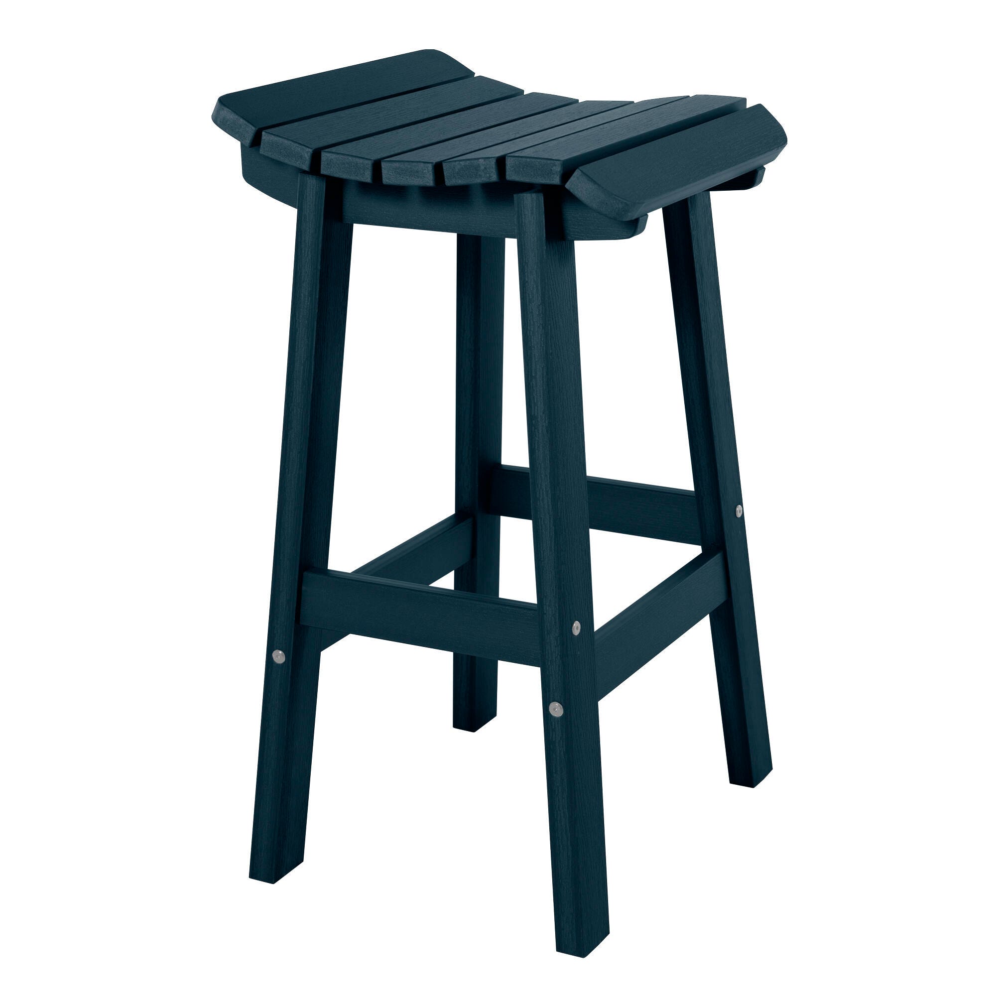 Highwood Summit Outdoor Bar Stool, Federal Blue, large