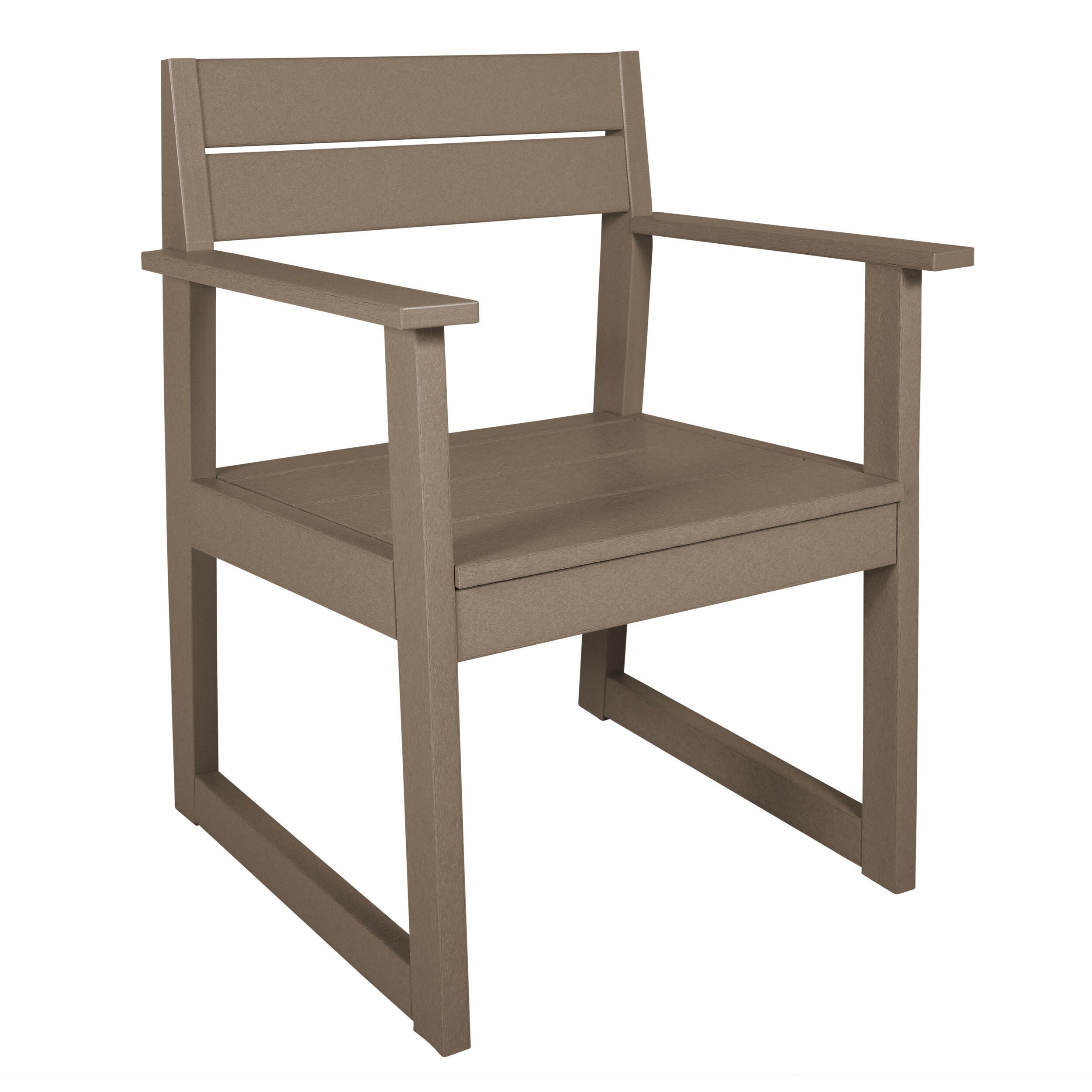 Bahia Verde Haven Outdoor Dining Armchair, Cabana Tan, large