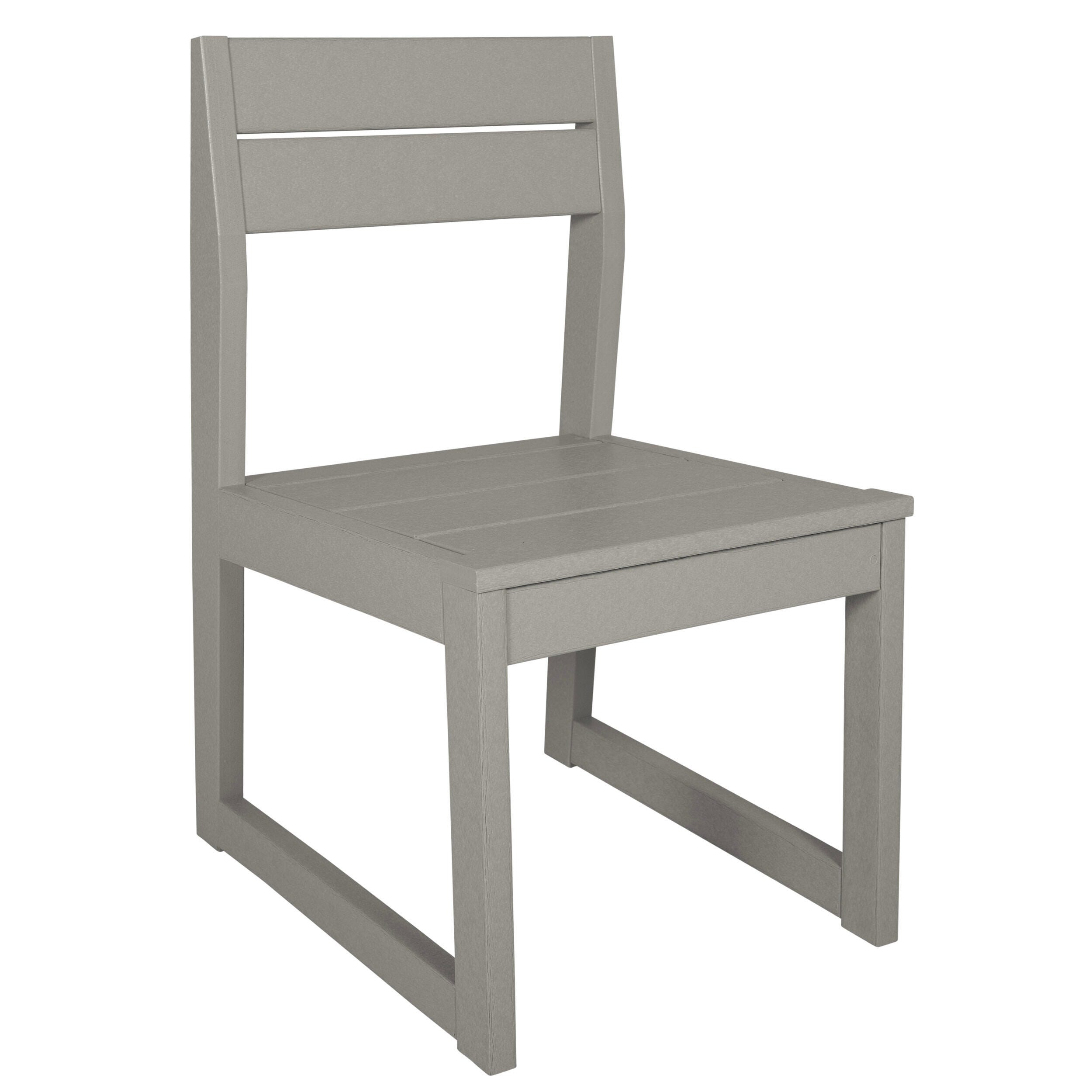 Bahia Verde Haven Outdoor Dining Chair, Cove Gray, large