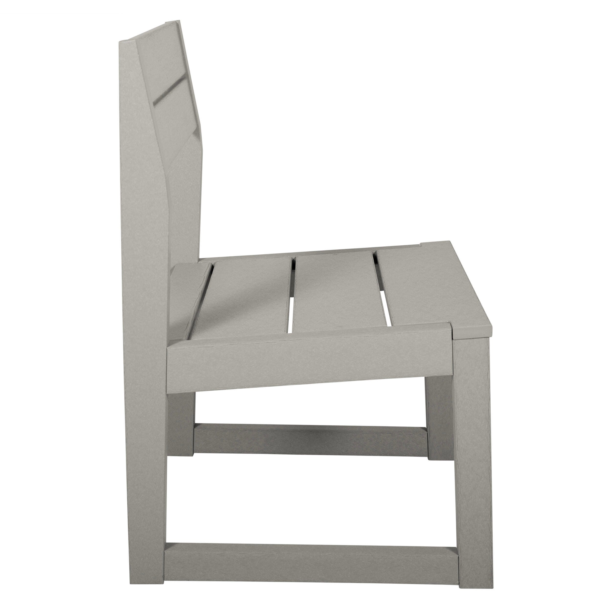 Bahia Verde Haven Outdoor Dining Chair, Cove Gray, large