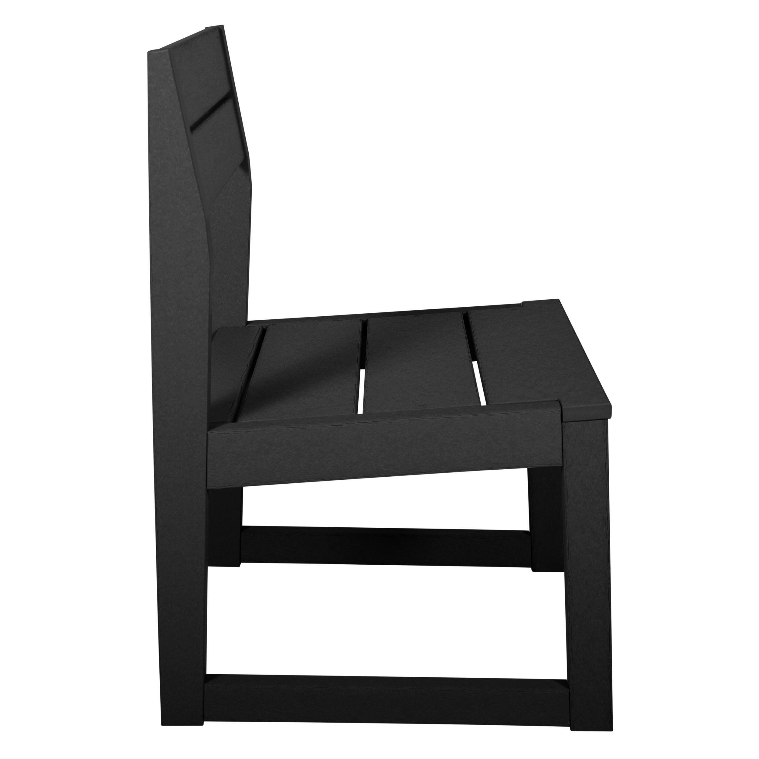 Bahia Verde Haven Outdoor Dining Chair, Black Sand, large
