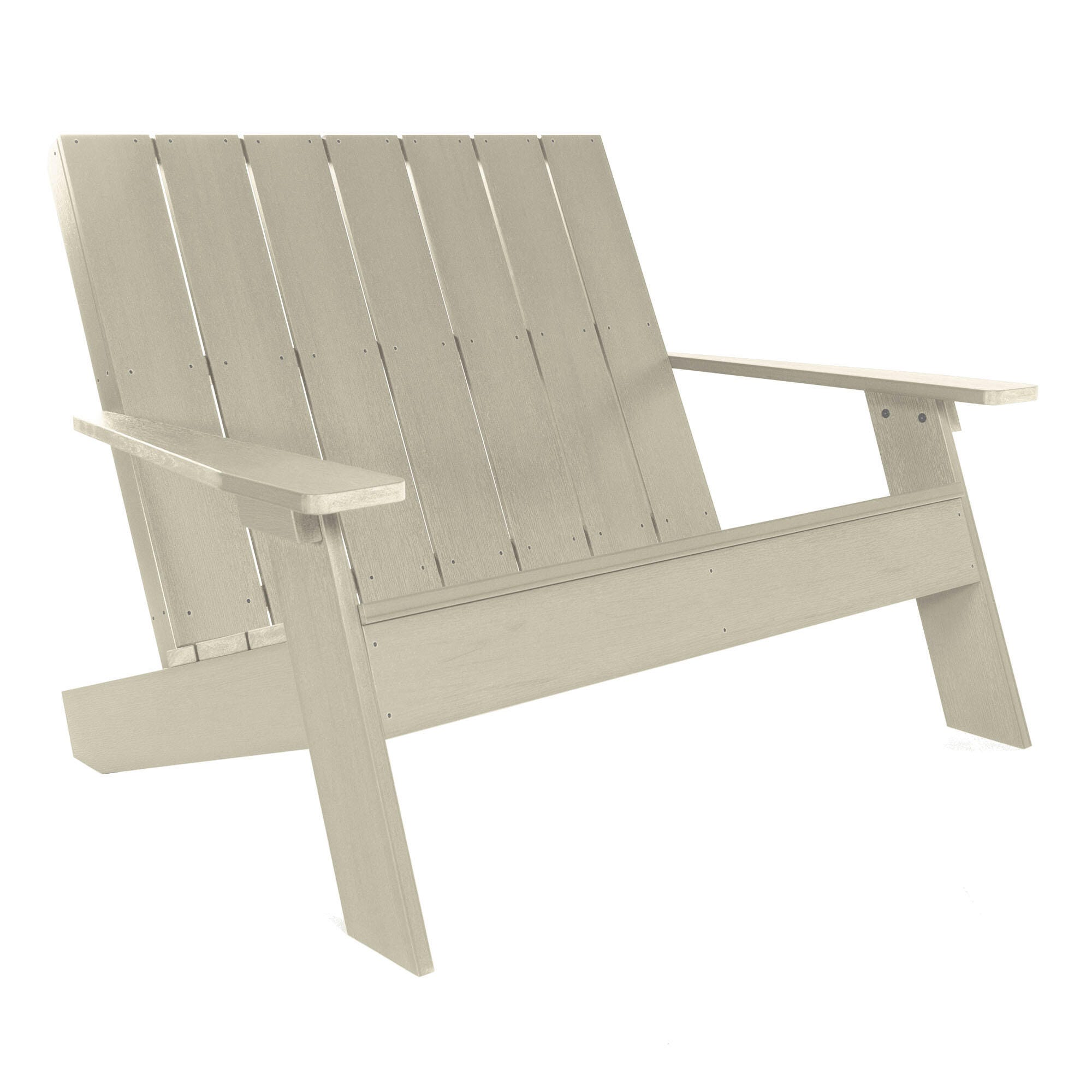 Highwood Italica Outdoor Adirondack Chair, Whitewash, large