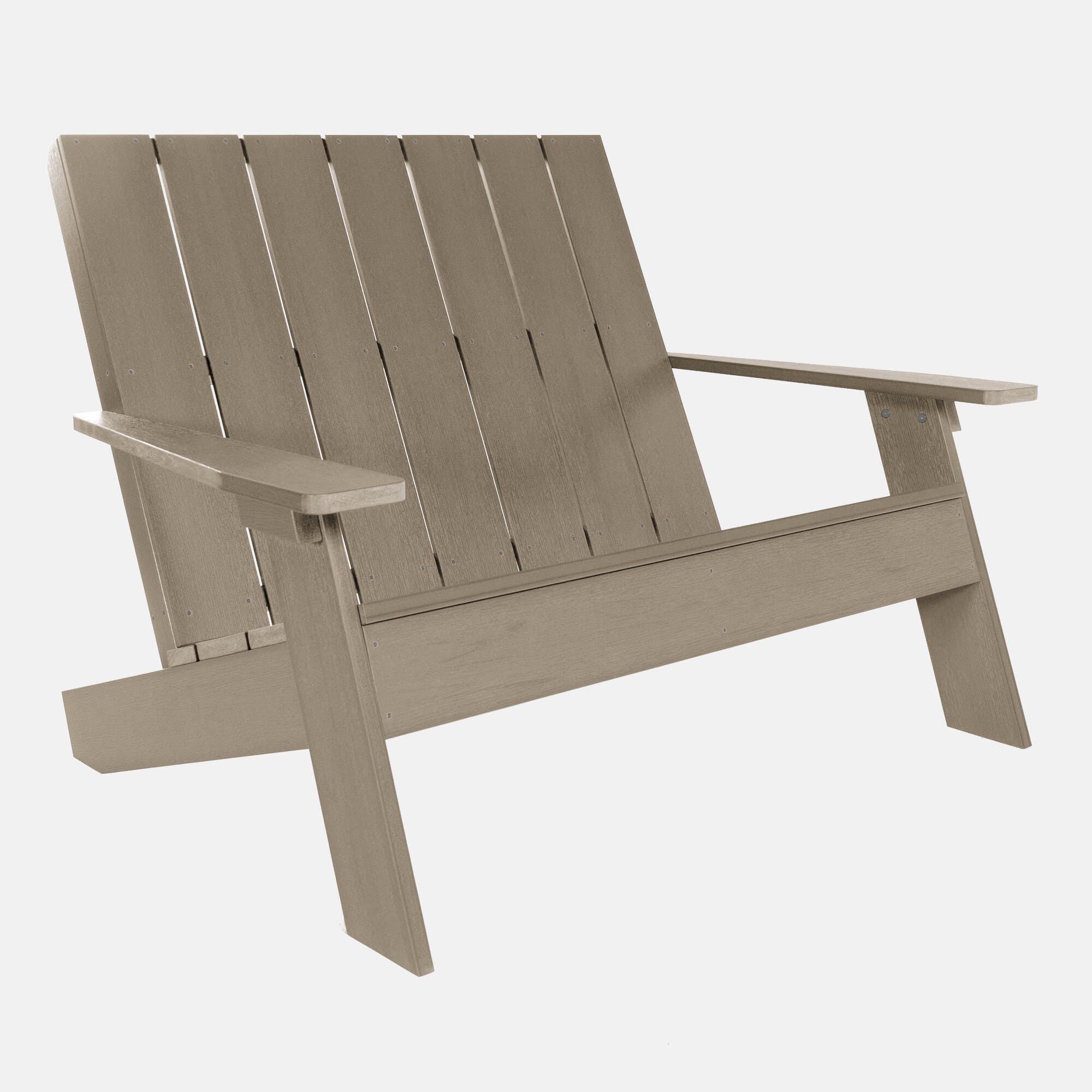 Highwood Italica Outdoor Adirondack Chair, Woodland Brown, large