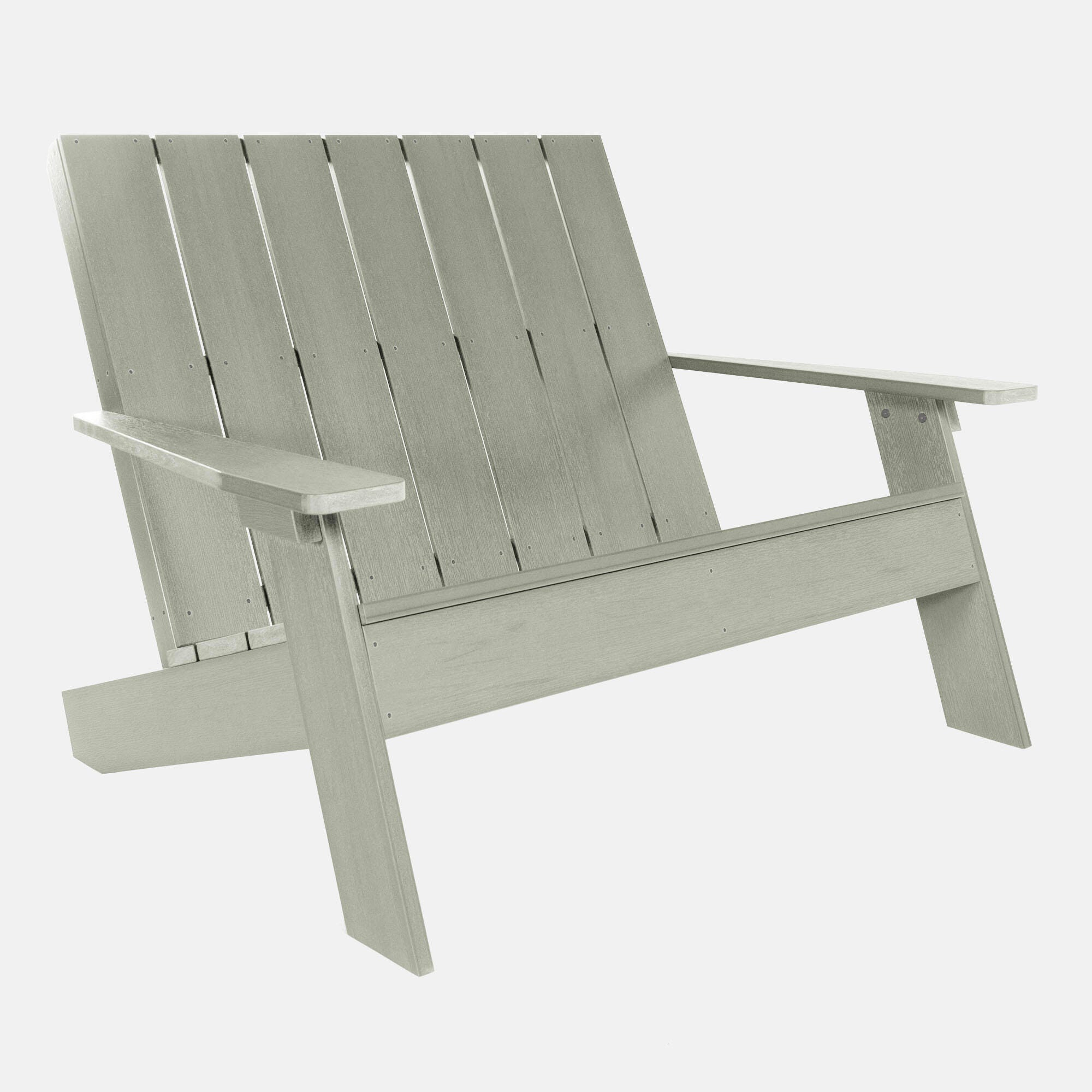Highwood Italica Outdoor Adirondack Chair, Eucalyptus, large