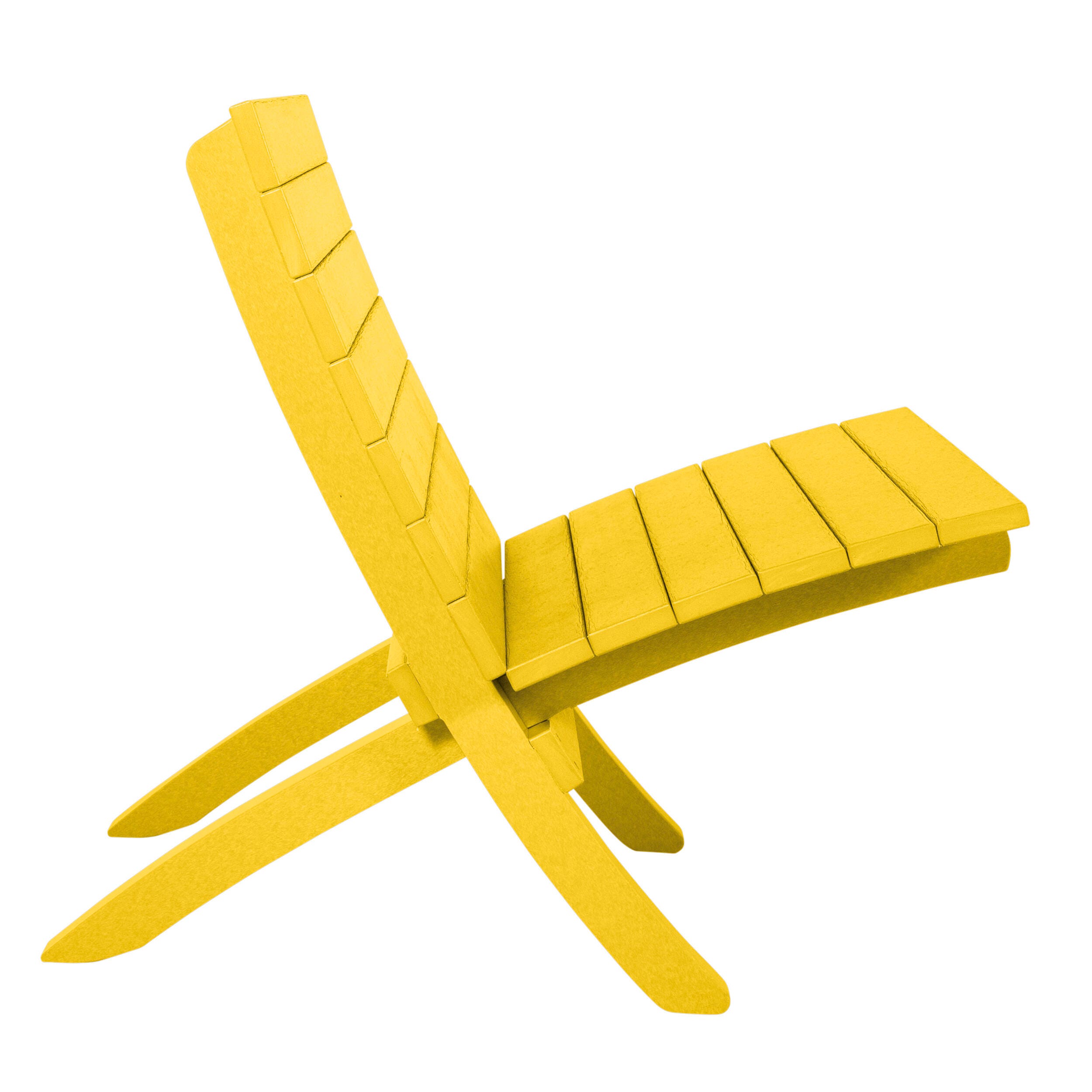 Bahia Verde Haven Outdoor Side Chair, Sunbeam Yellow, large