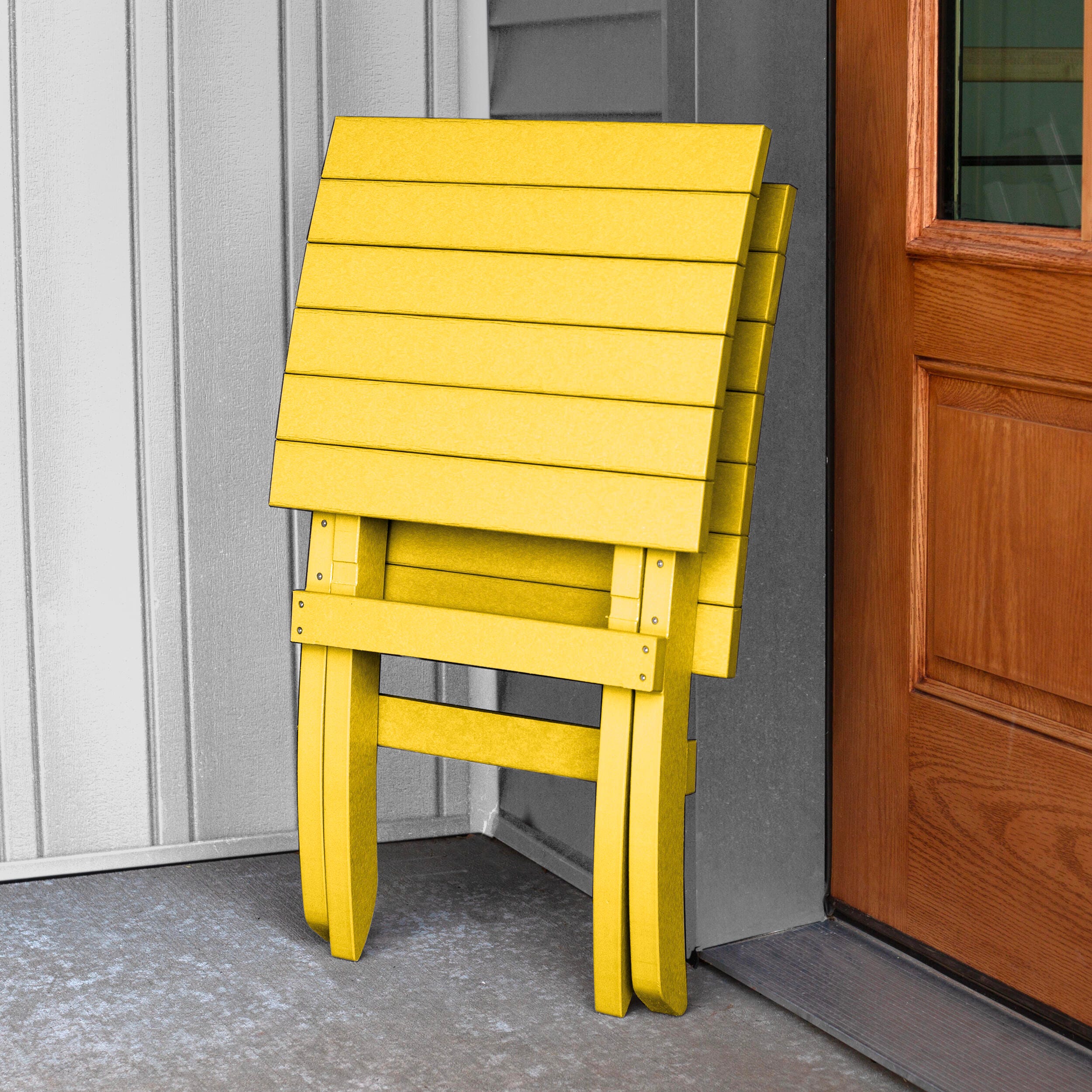 Bahia Verde Haven Outdoor Side Chair, Sunbeam Yellow, large