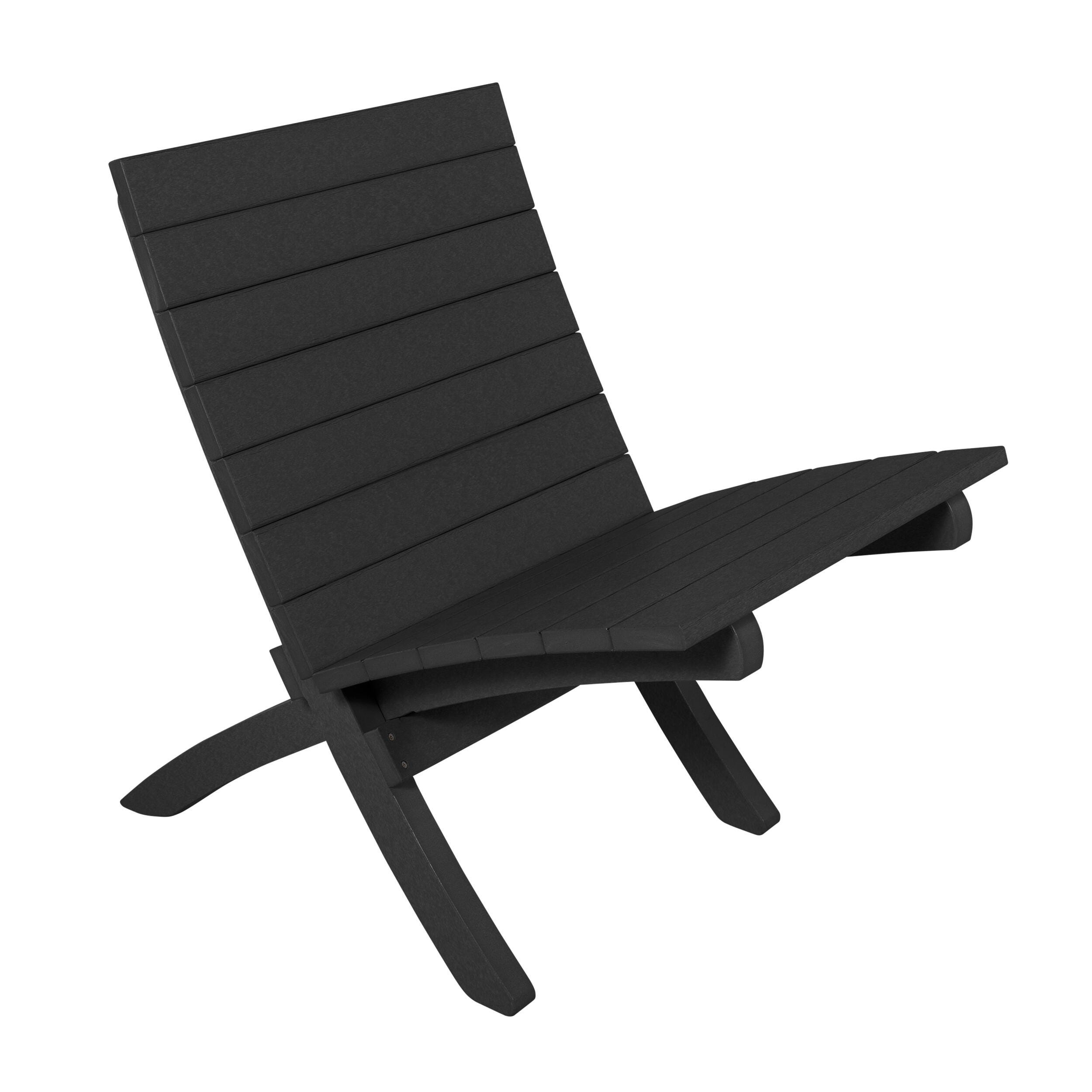 Bahia Verde Haven Outdoor Side Chair, Black Sand, large