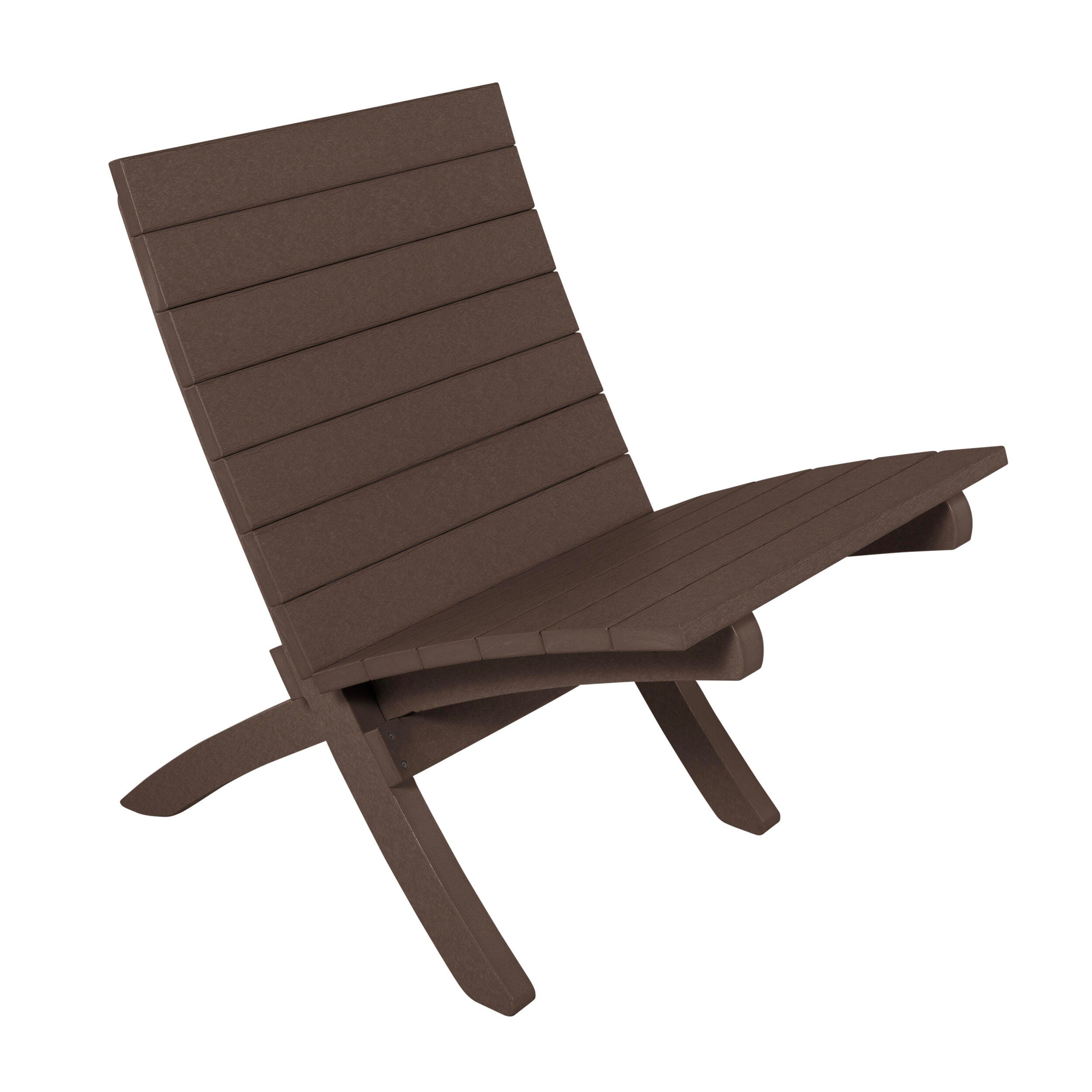 Bahia Verde Haven Outdoor Side Chair, Mangrove Brown, large