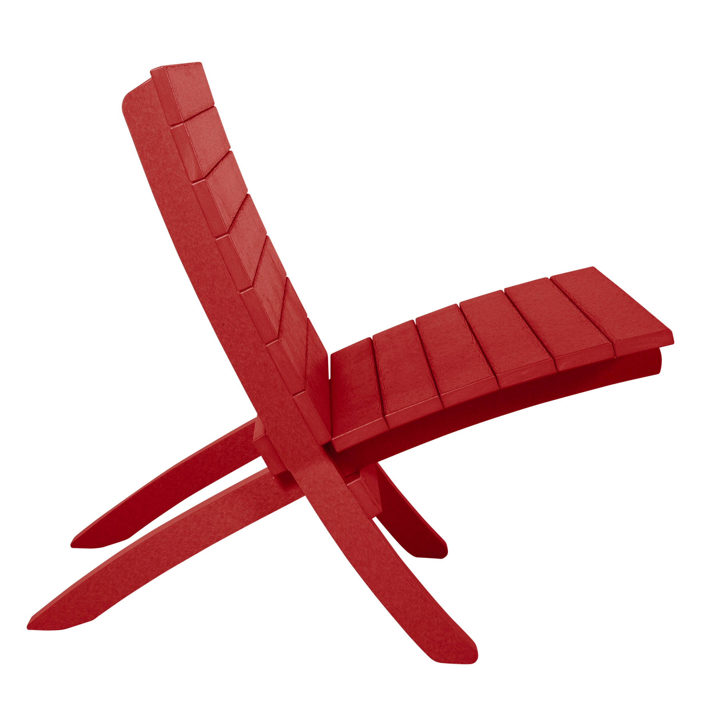 Bahia Verde Haven Outdoor Side Chair, Boathouse Red, large
