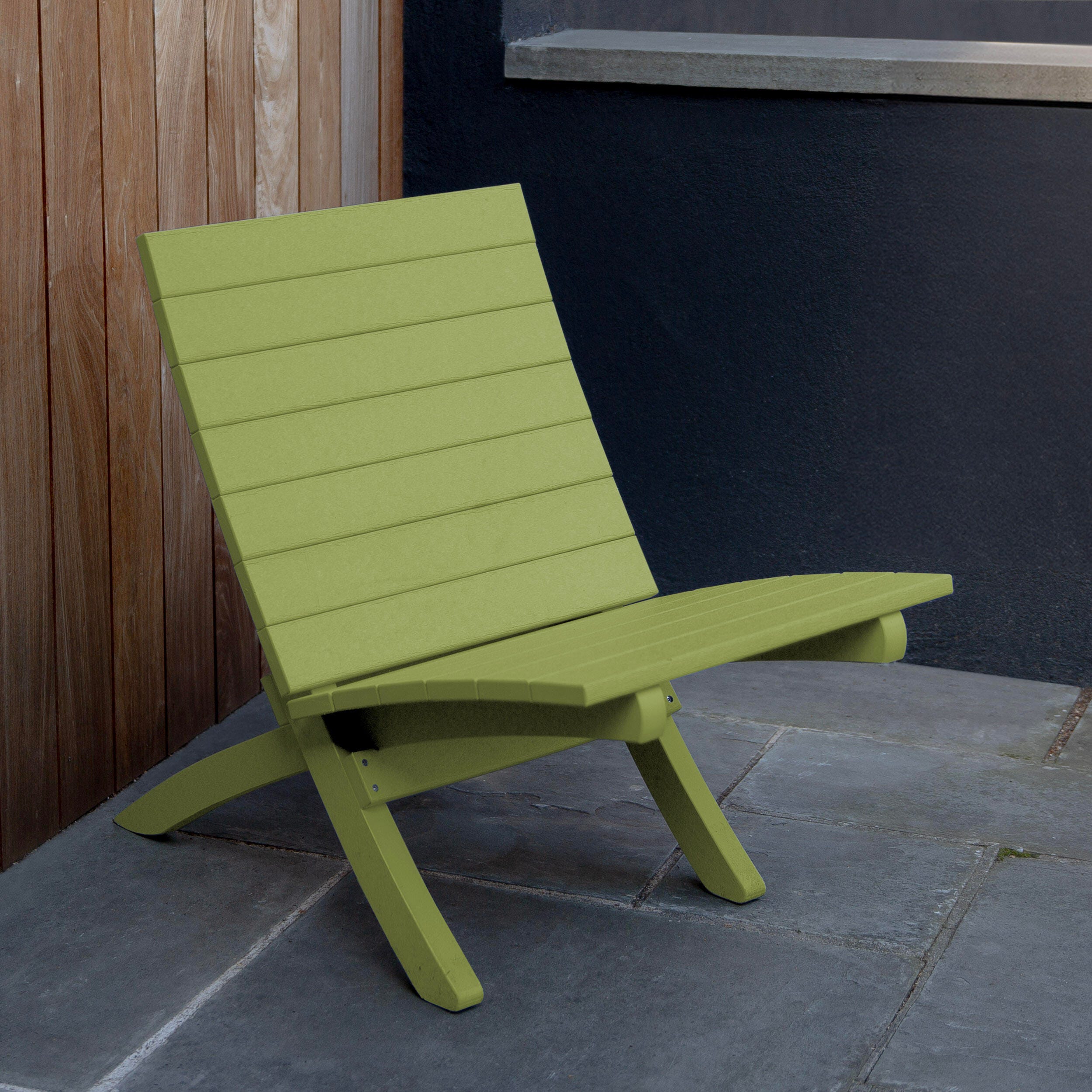 Bahia Verde Haven Outdoor Side Chair, Palm Green, large
