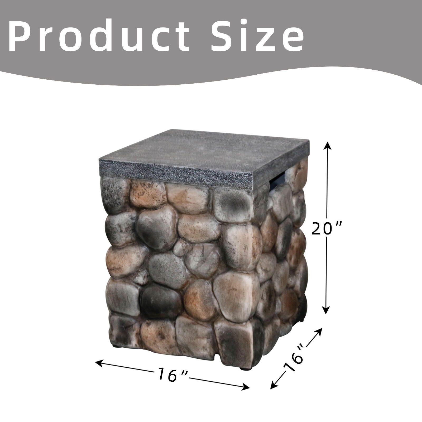 Afterglow Outdoor End Table, , large