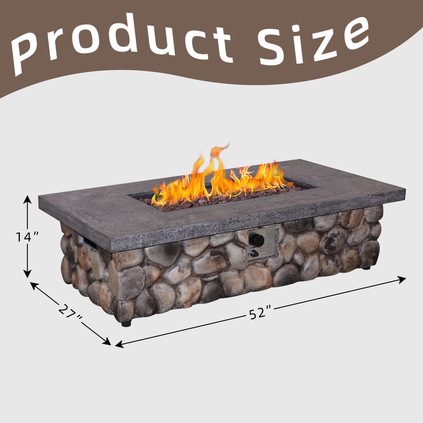 Afterglow Outdoor Firepit, , large