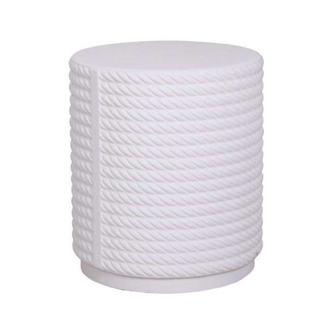 Afterglow Outdoor Accent Table, White