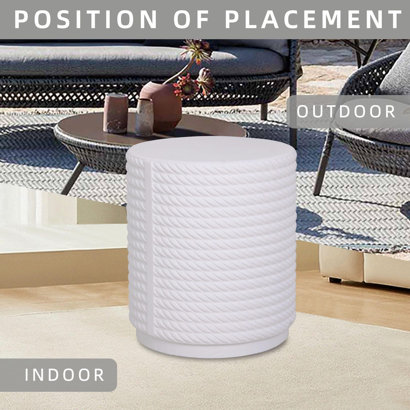 Afterglow Outdoor Accent Table, , large