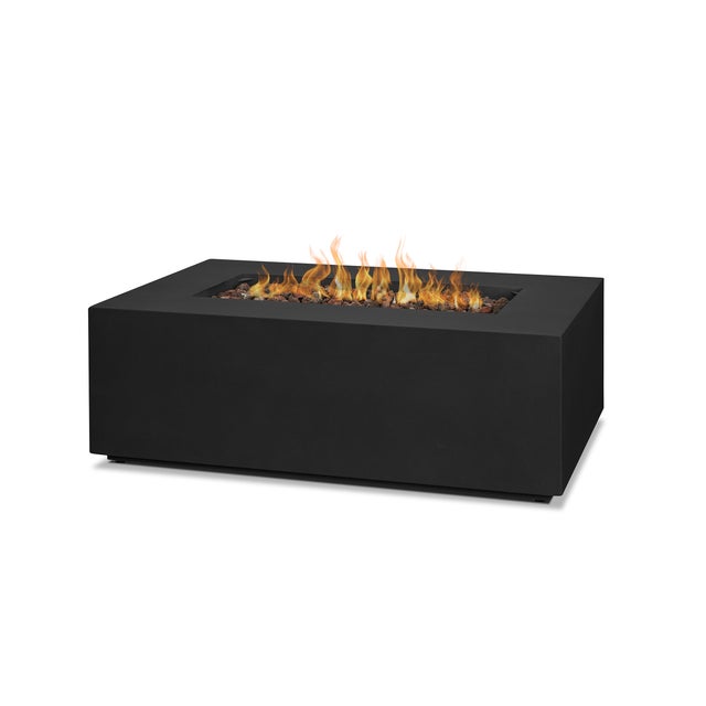 Real Flame Aegean Outdoor Rectangle Fire Pit Table