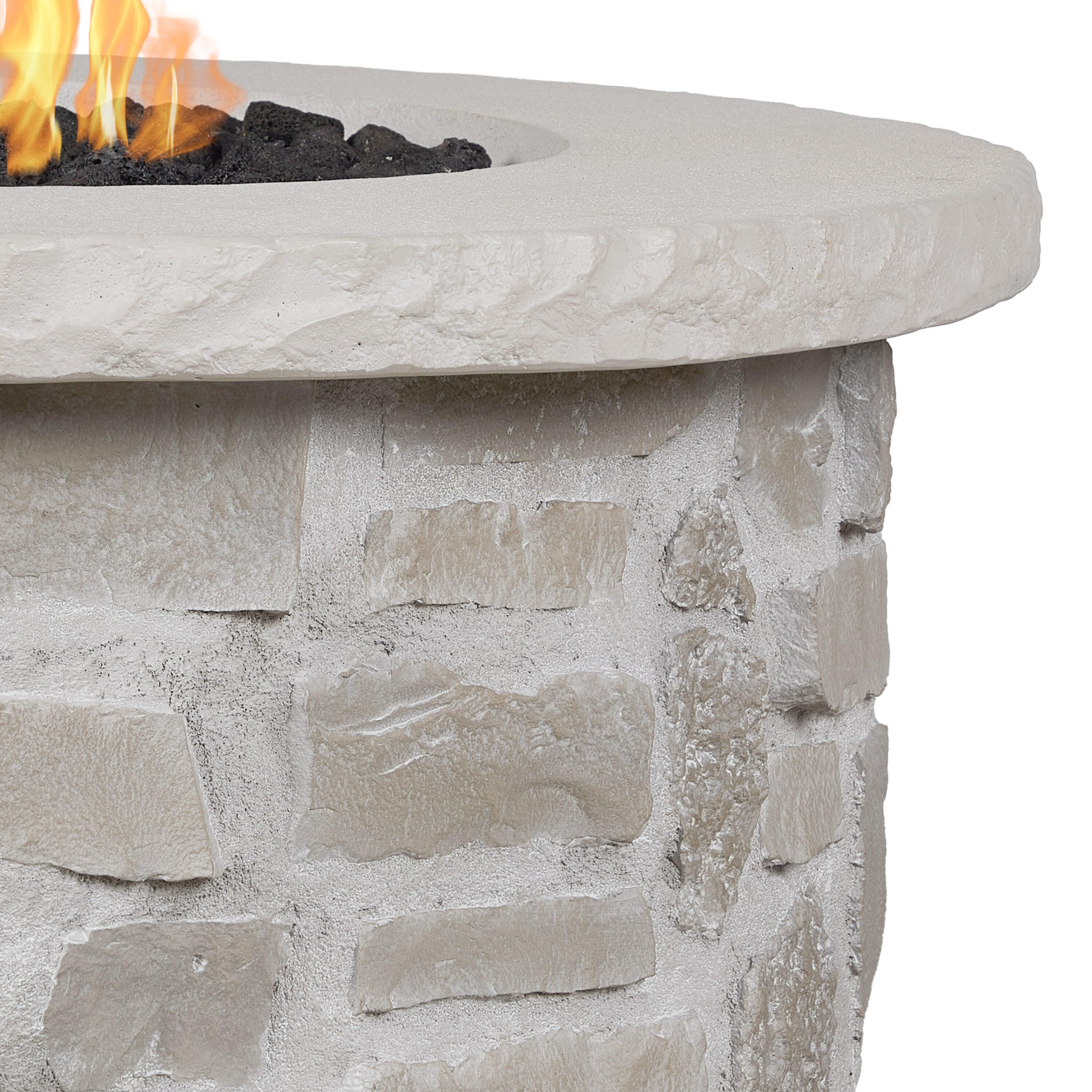 Real Flame Scottsdale Outdoor Fire Pit Table, , large