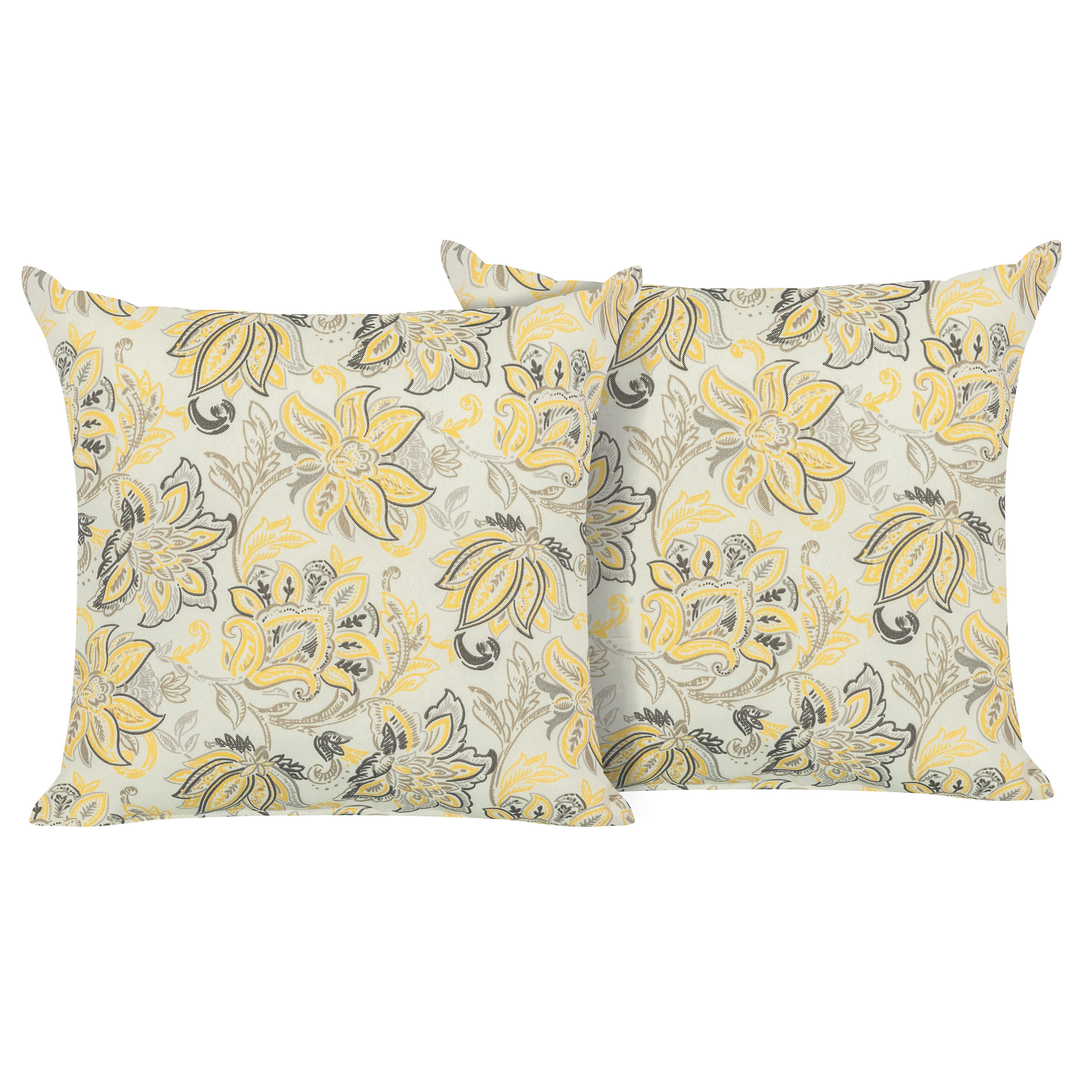 Nuu Garden Outdoor Floral Decorative Throw Pillow (Set of 2), , large