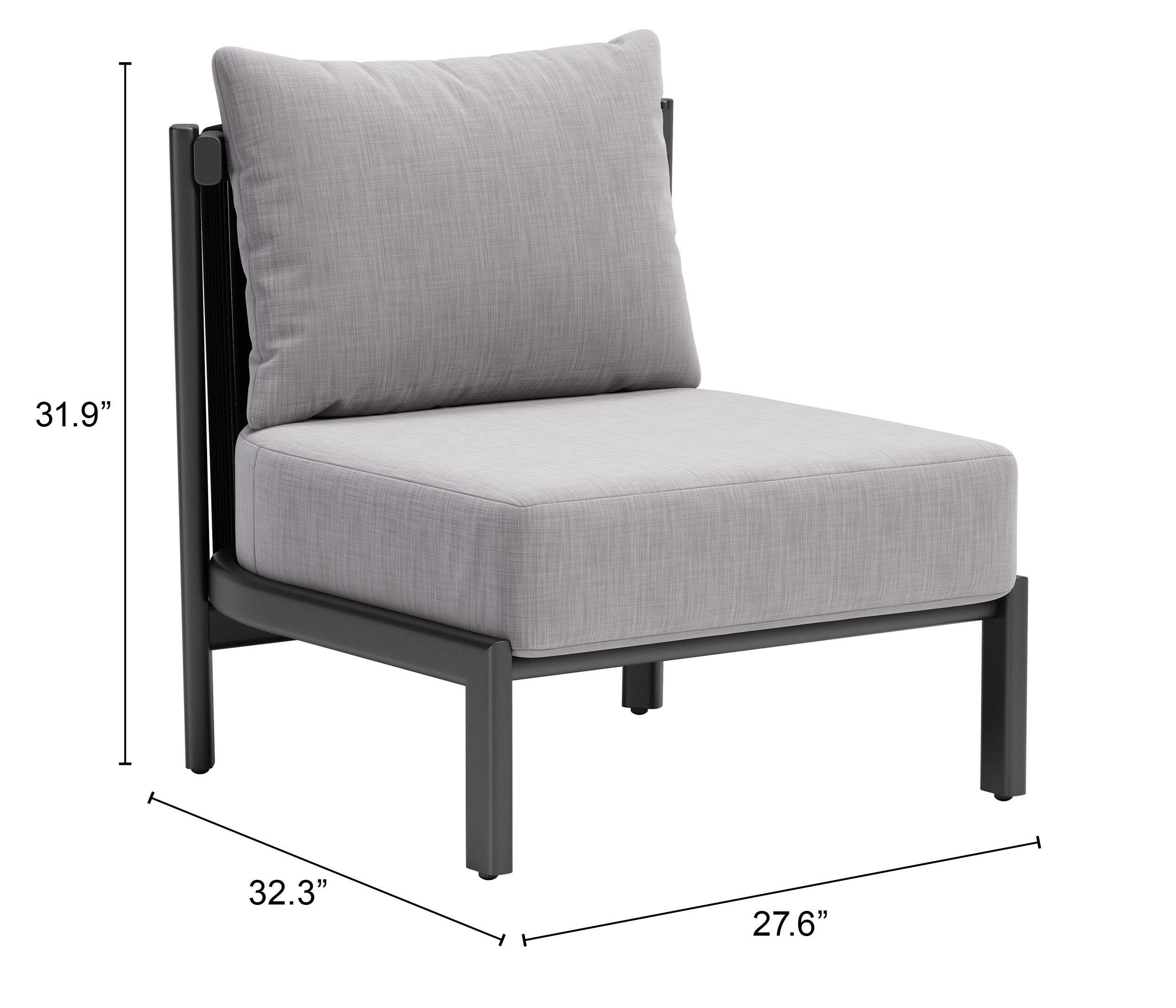 ZUO Horizon Outdoor Lounge Chair, , large