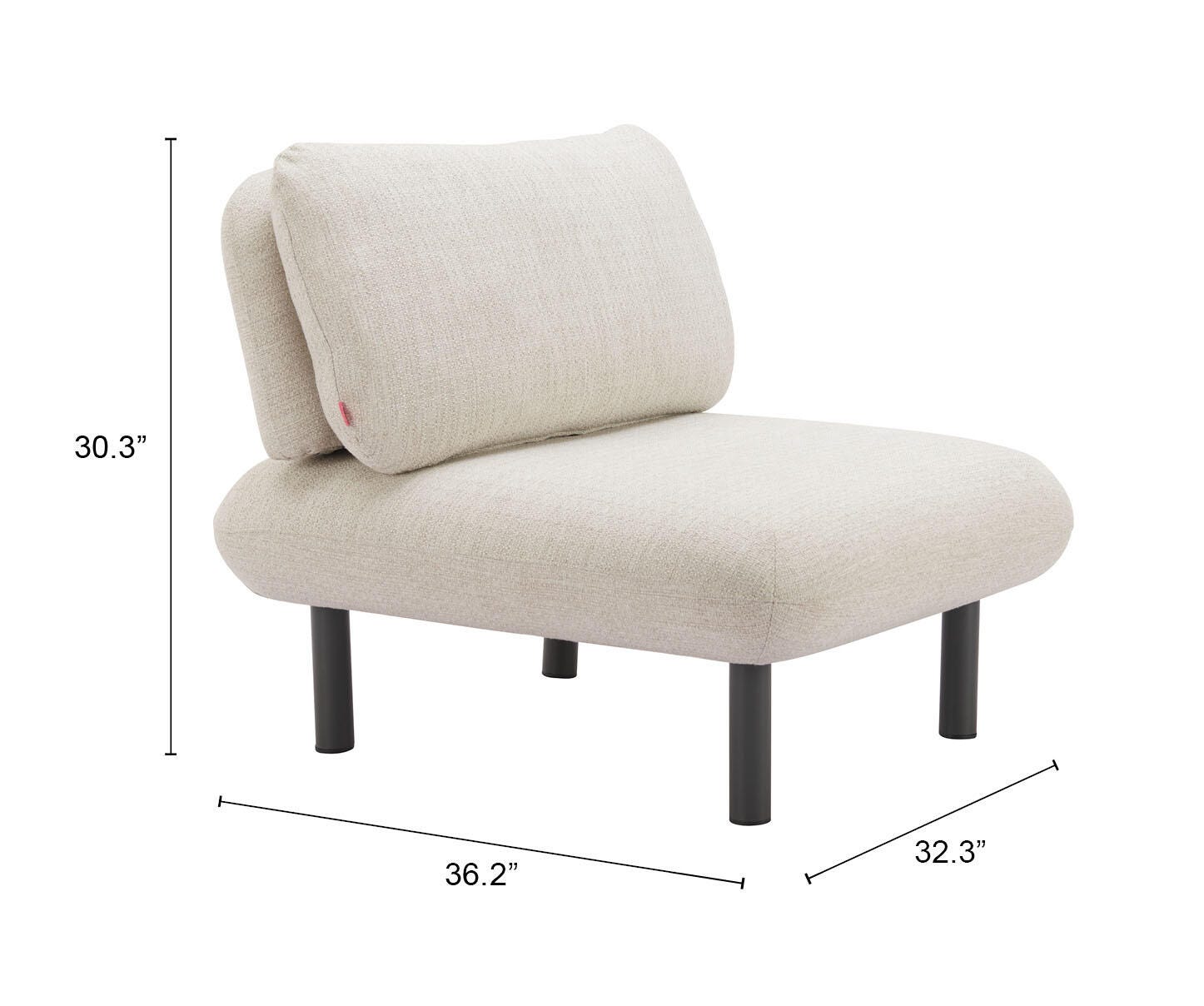 ZUO Aperto Outdoor Lounge Chair, , large