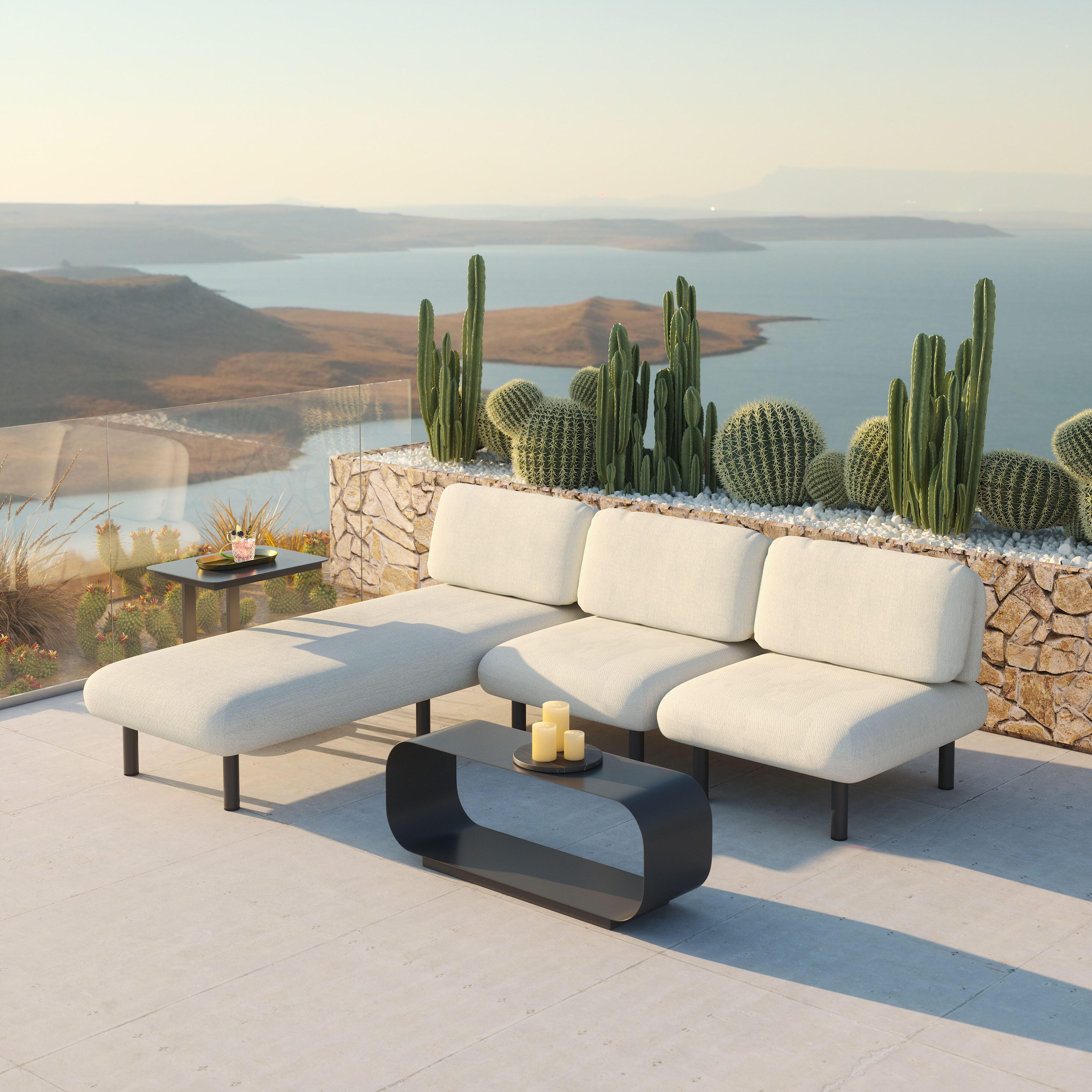 ZUO Aperto Outdoor Lounge Chair, , large