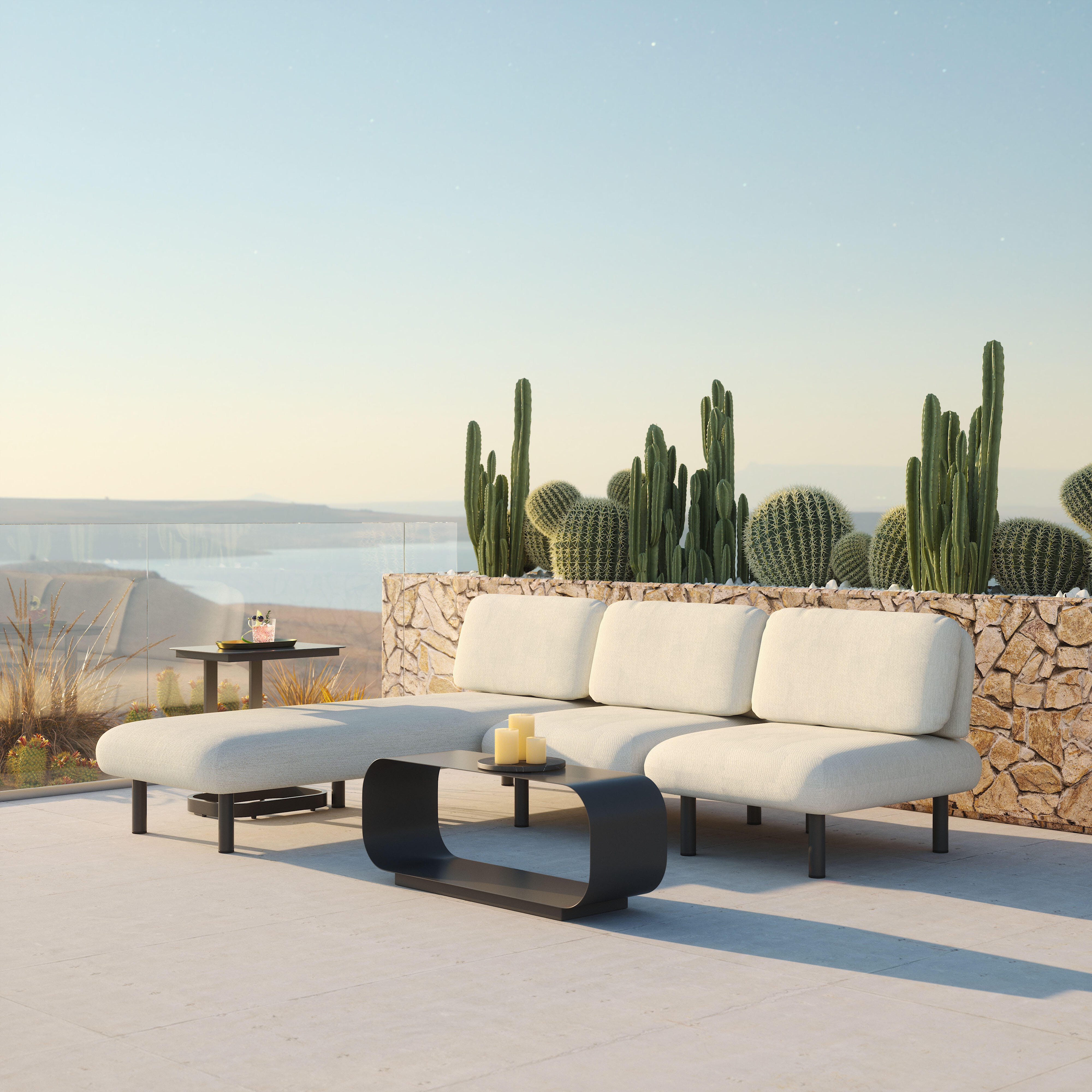 ZUO Aperto Outdoor Lounge Chair, , large