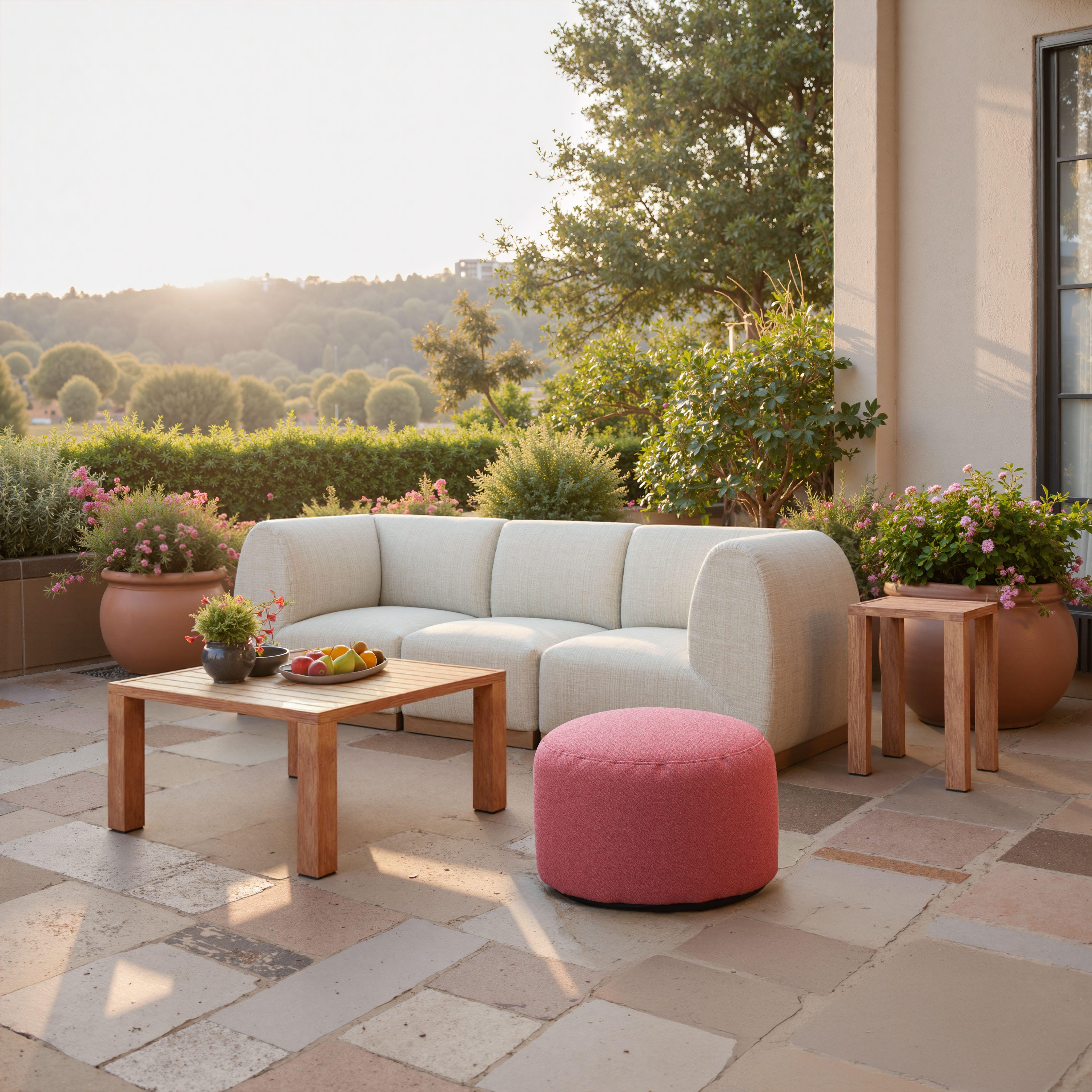 ZUO Aruz Outdoor Ottoman, , large