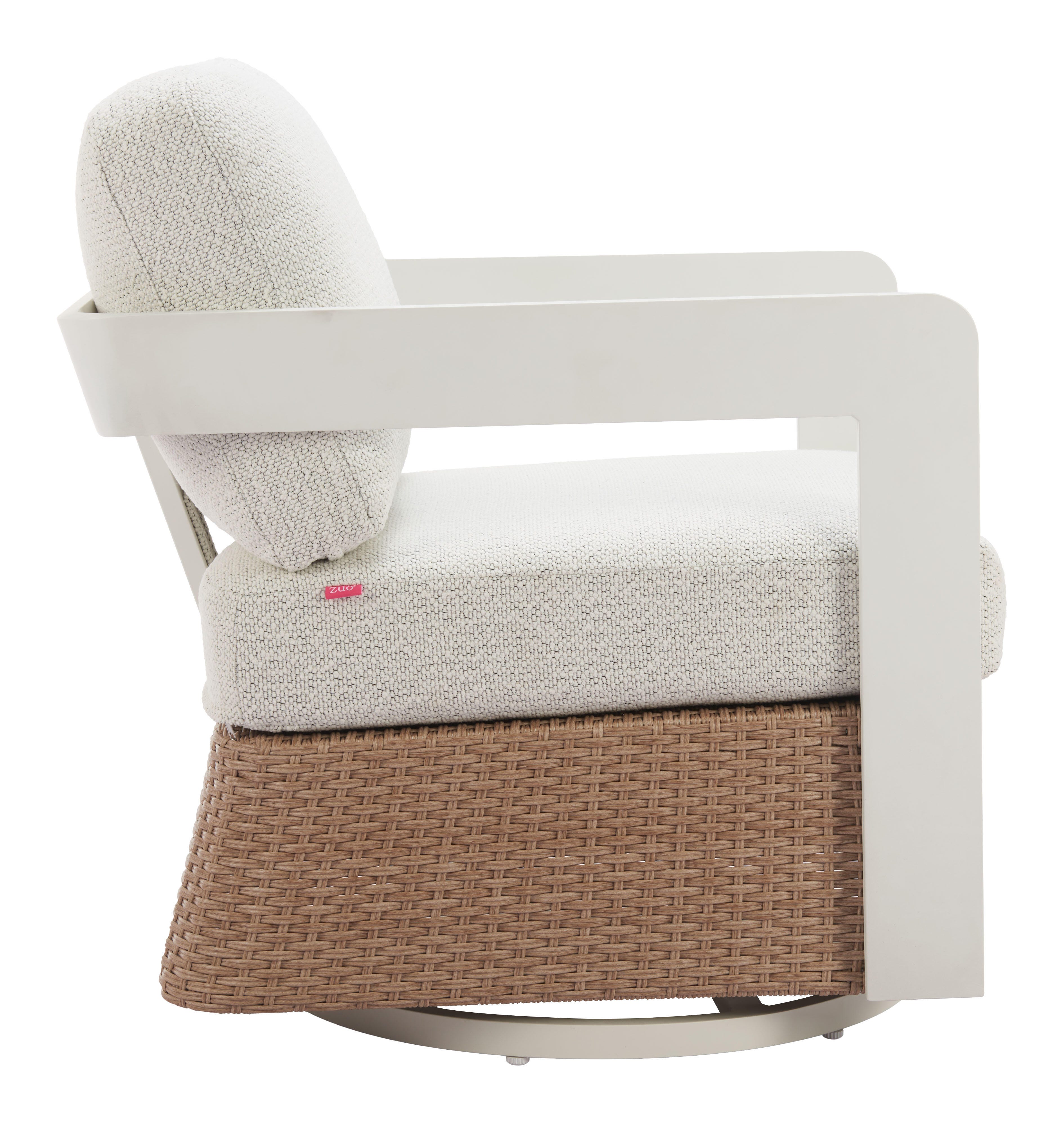 ZUO Gelo Outdoor Swivel Chair, , large
