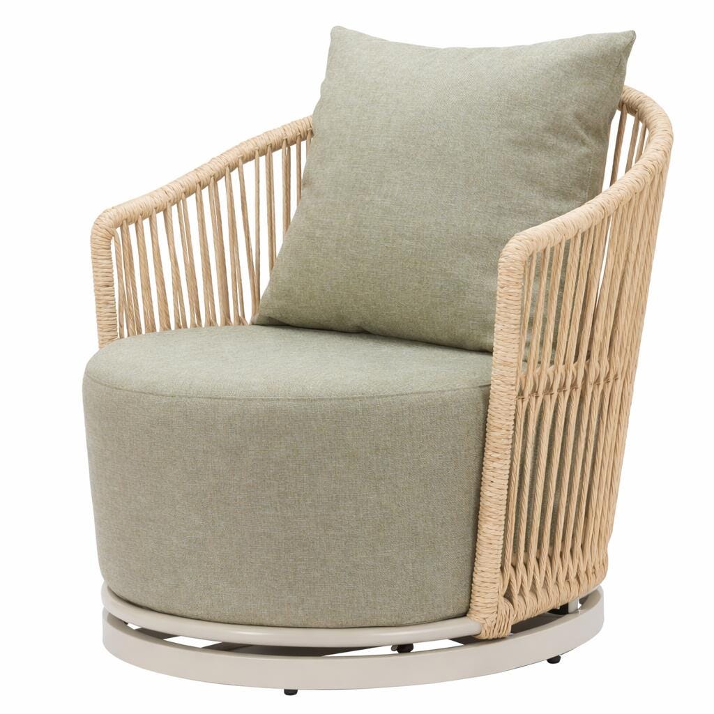 ZUO Lanai Outdoor Swivel Chair, , large