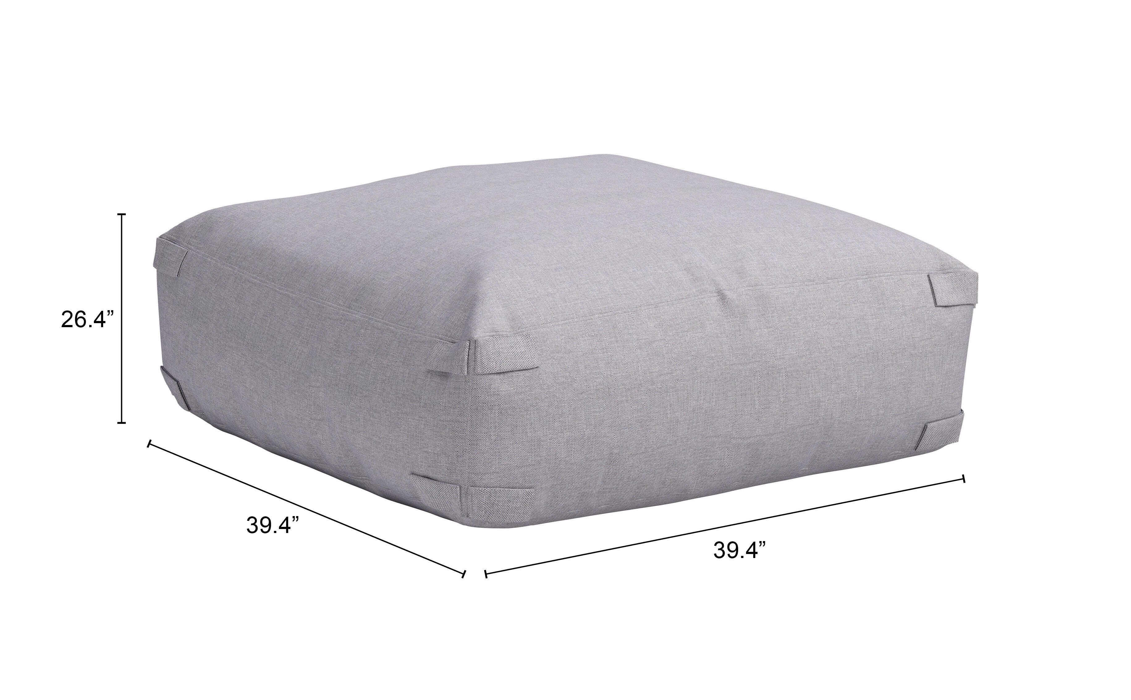 ZUO Luanda Outdoor Ottoman, , large