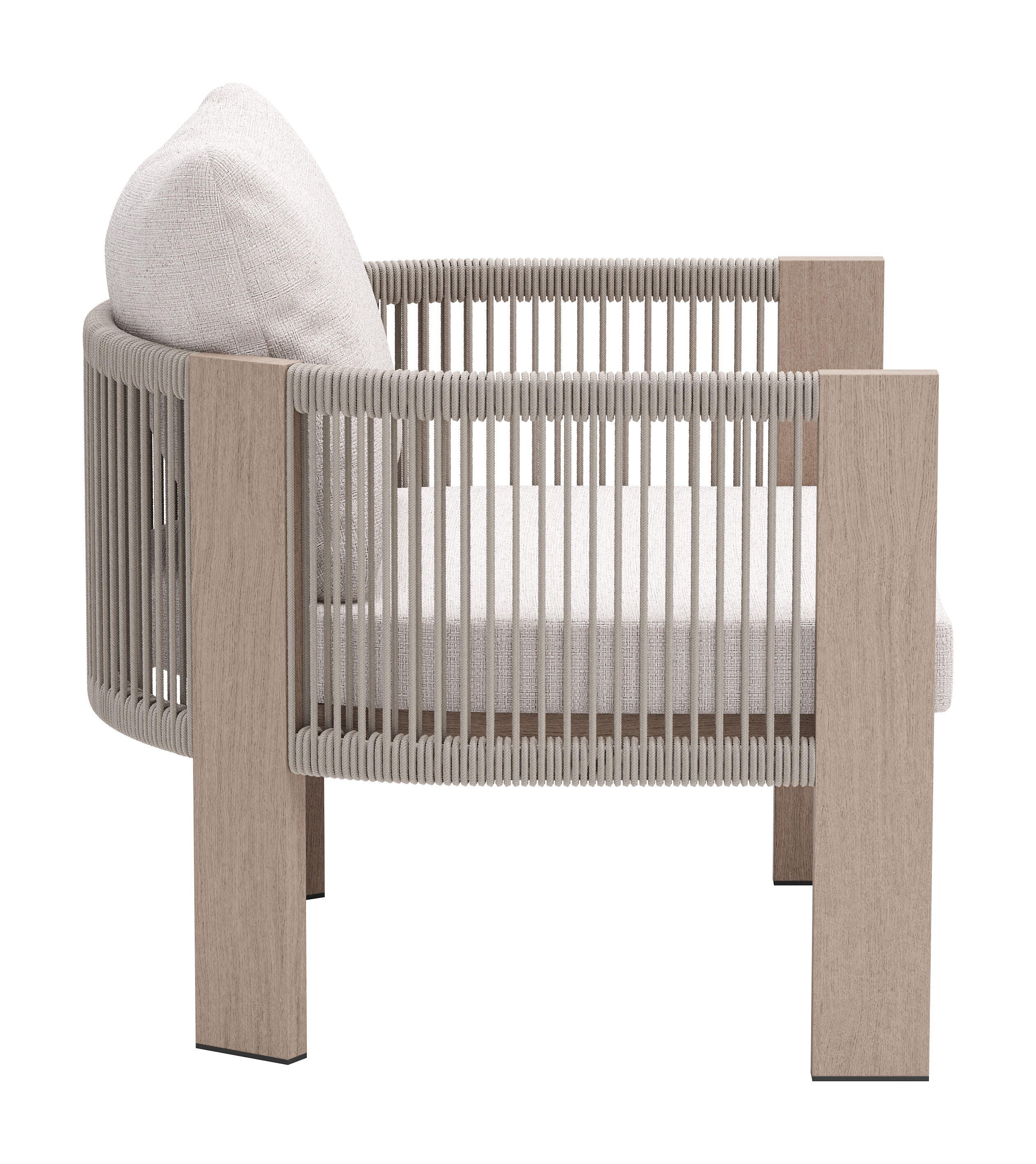 ZUO Rebel Outdoor Lounge Chair, , large