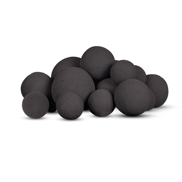 Real Flame Outdoor Fire Pit Sphere Set