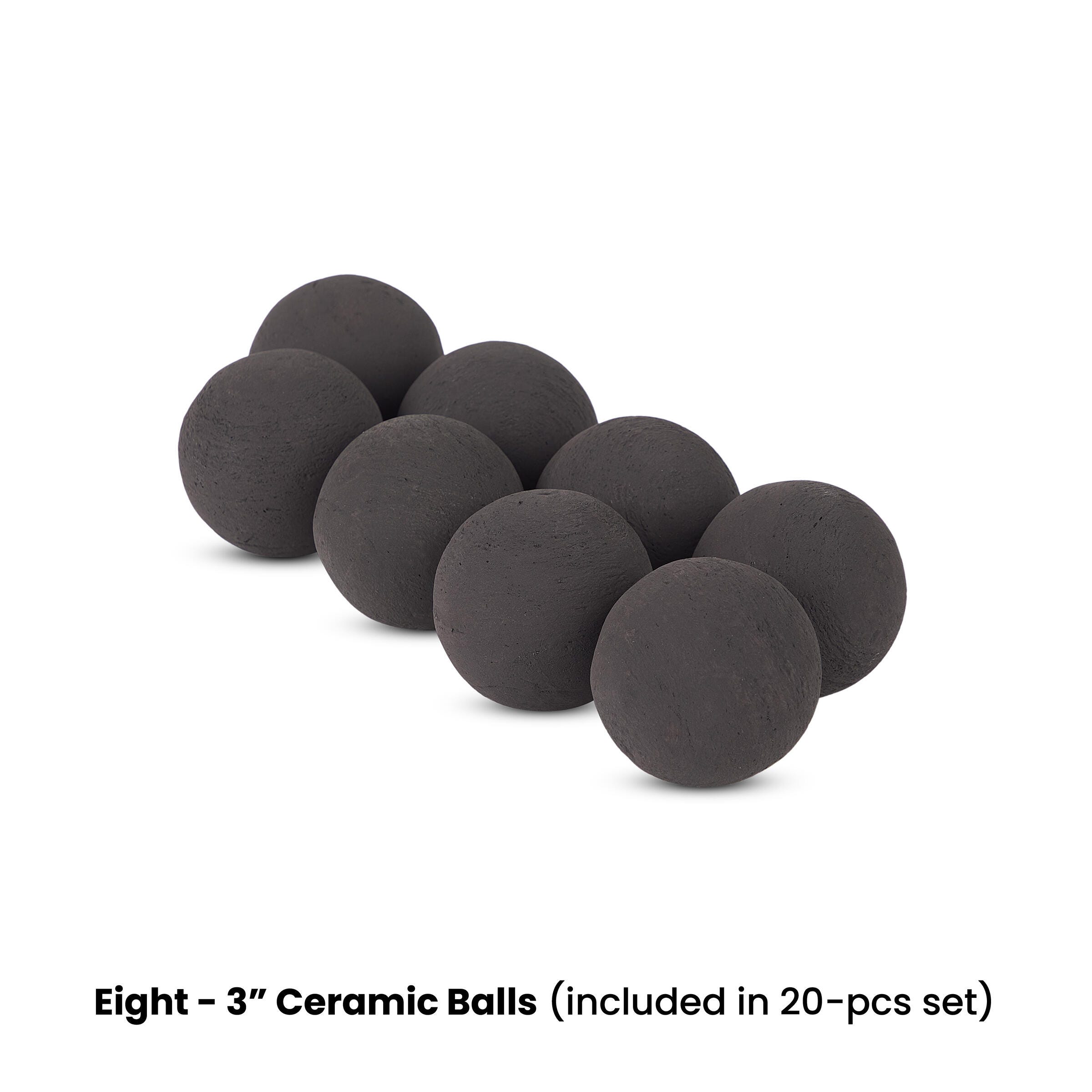 Real Flame Outdoor Fire Pit Sphere Set, , large