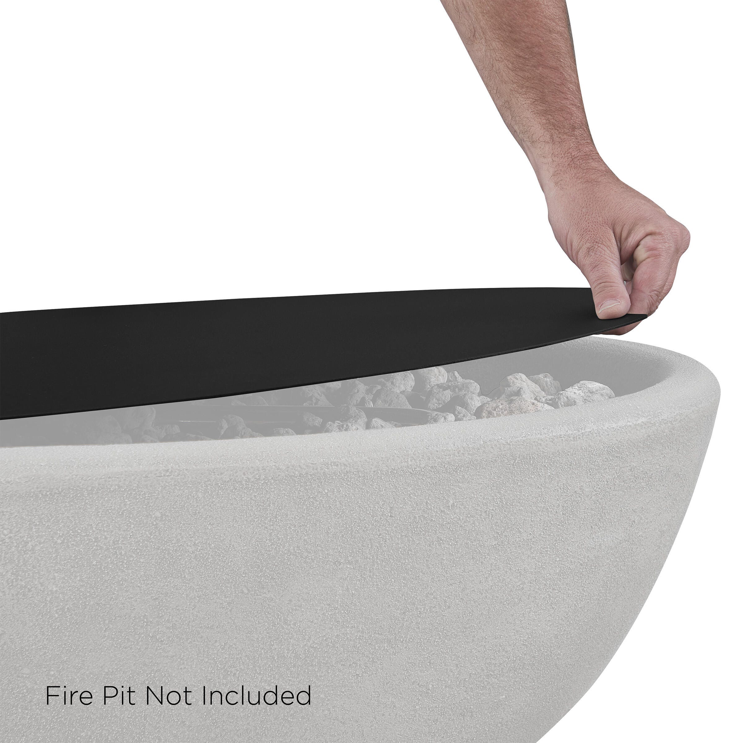 Real Flame Outdoor 58" Fire Pit Burner Lid, , large