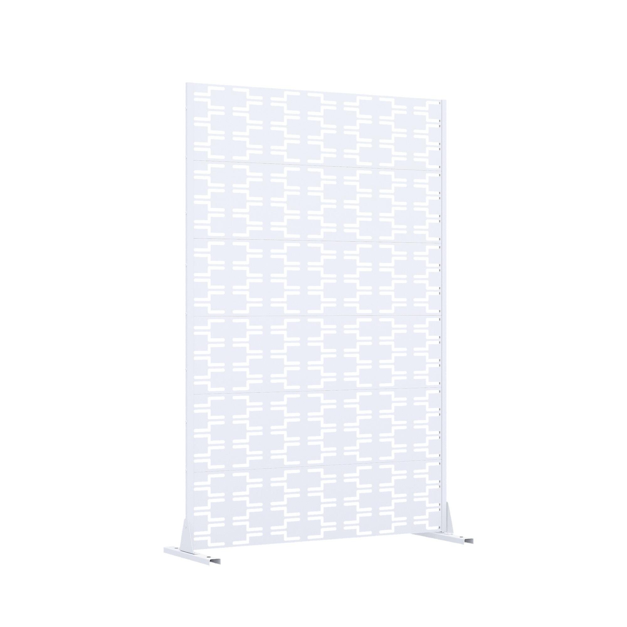 Dovelina Verano 72" Outdoor Brick Pattern Privacy Screen, , large