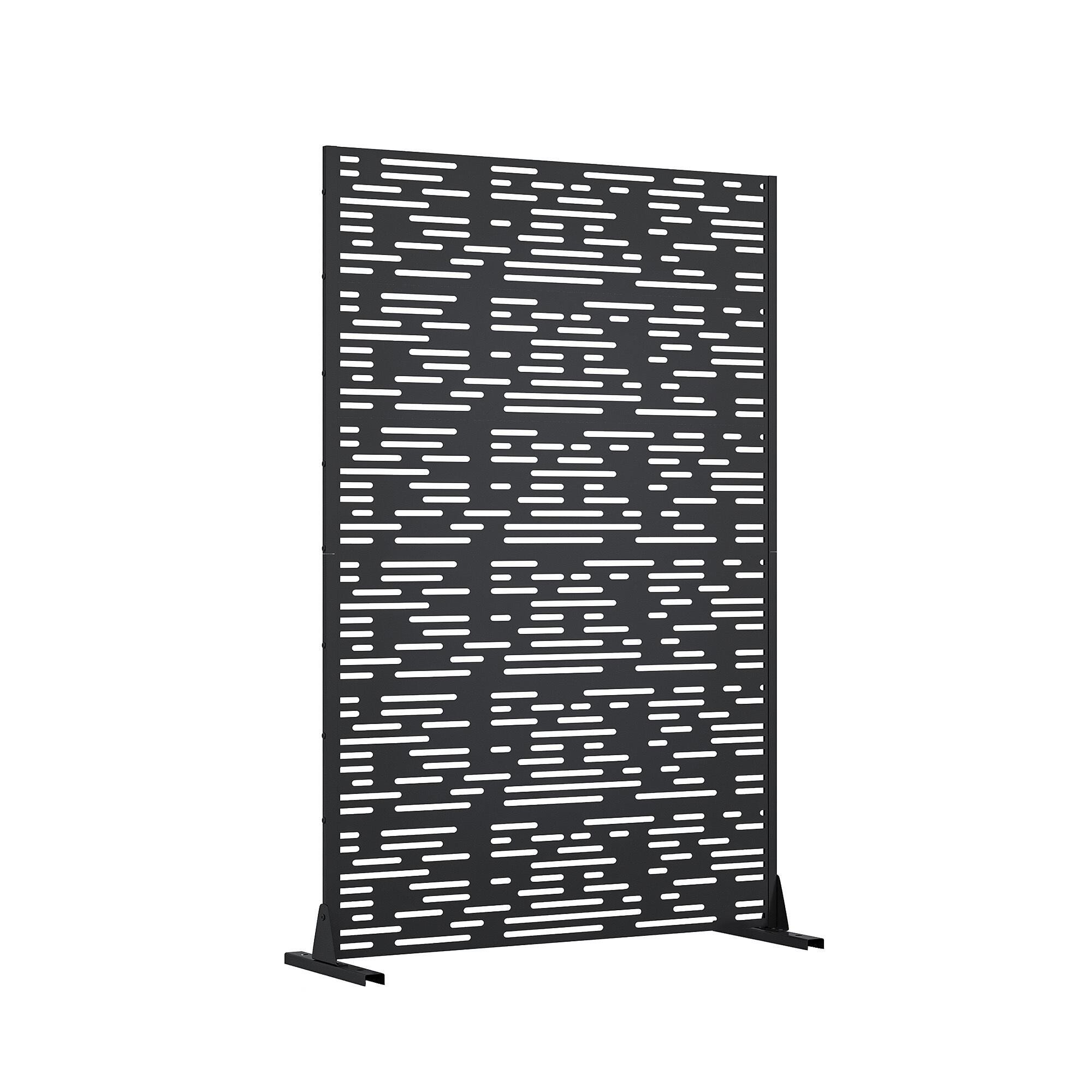 Dovelina Verano 72" Outdoor Shadow Pattern Rustproof Privacy Screen, , large