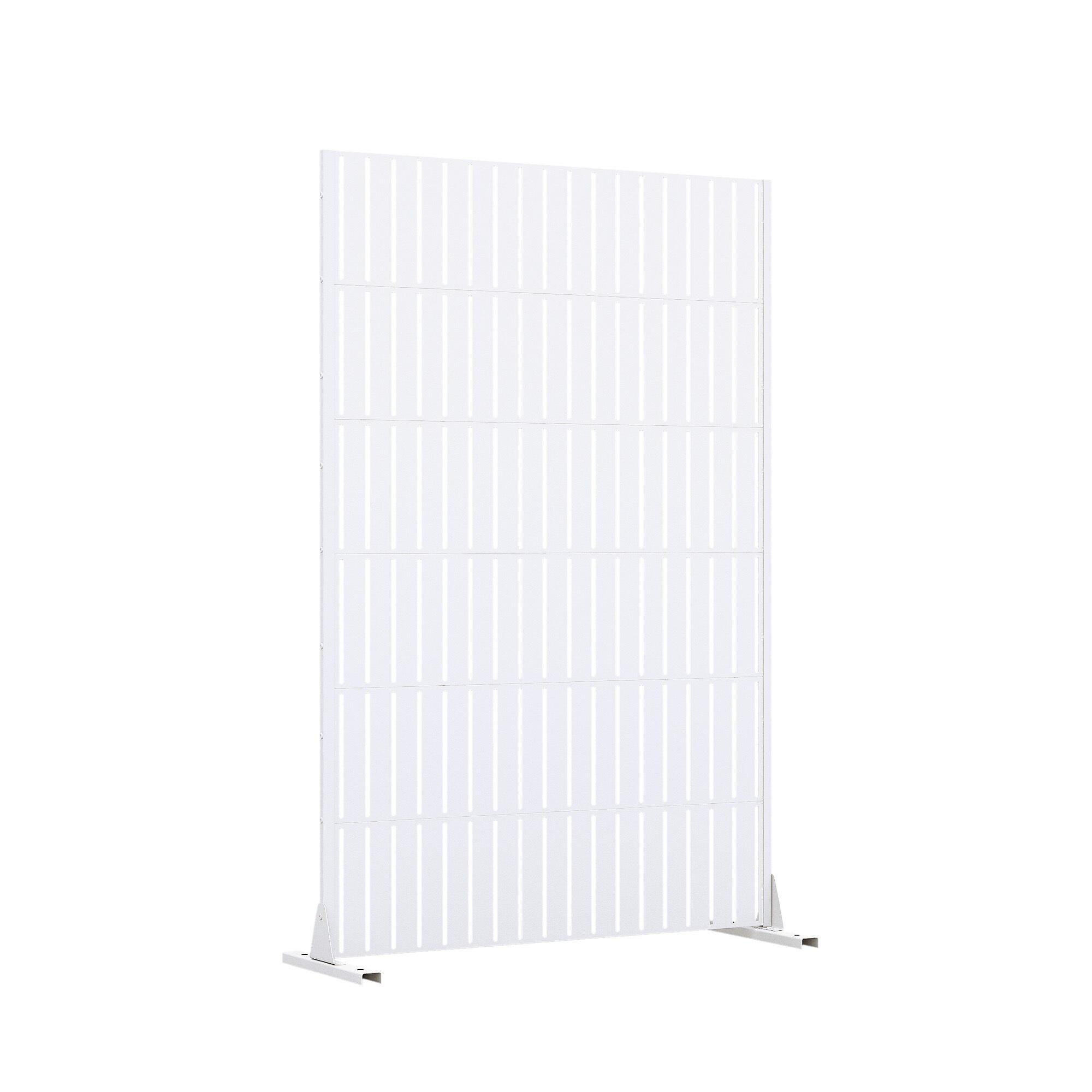 Dovelina Verano 72" Outdoor Vertical Slat Pattern Rustproof Privacy Screen, , large