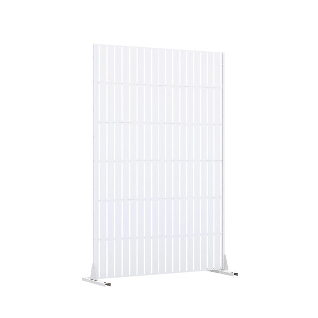 Dovelina Verano 72" Outdoor Vertical Slat Pattern Rustproof Privacy Screen