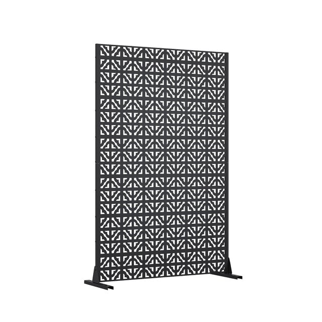 Dovelina Verano 72" Outdoor Clover Pattern Privacy Screen