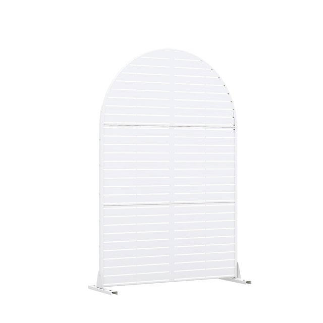 Dovelina Verano 72" Outdoor Louvered Pattern Privacy Screen