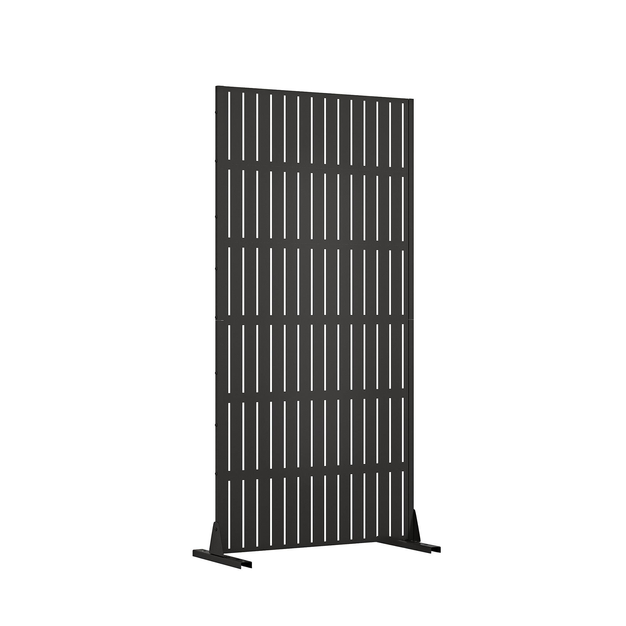 Dovelina Verano 72" Outdoor Vertical Slat Pattern Privacy Screen, , large