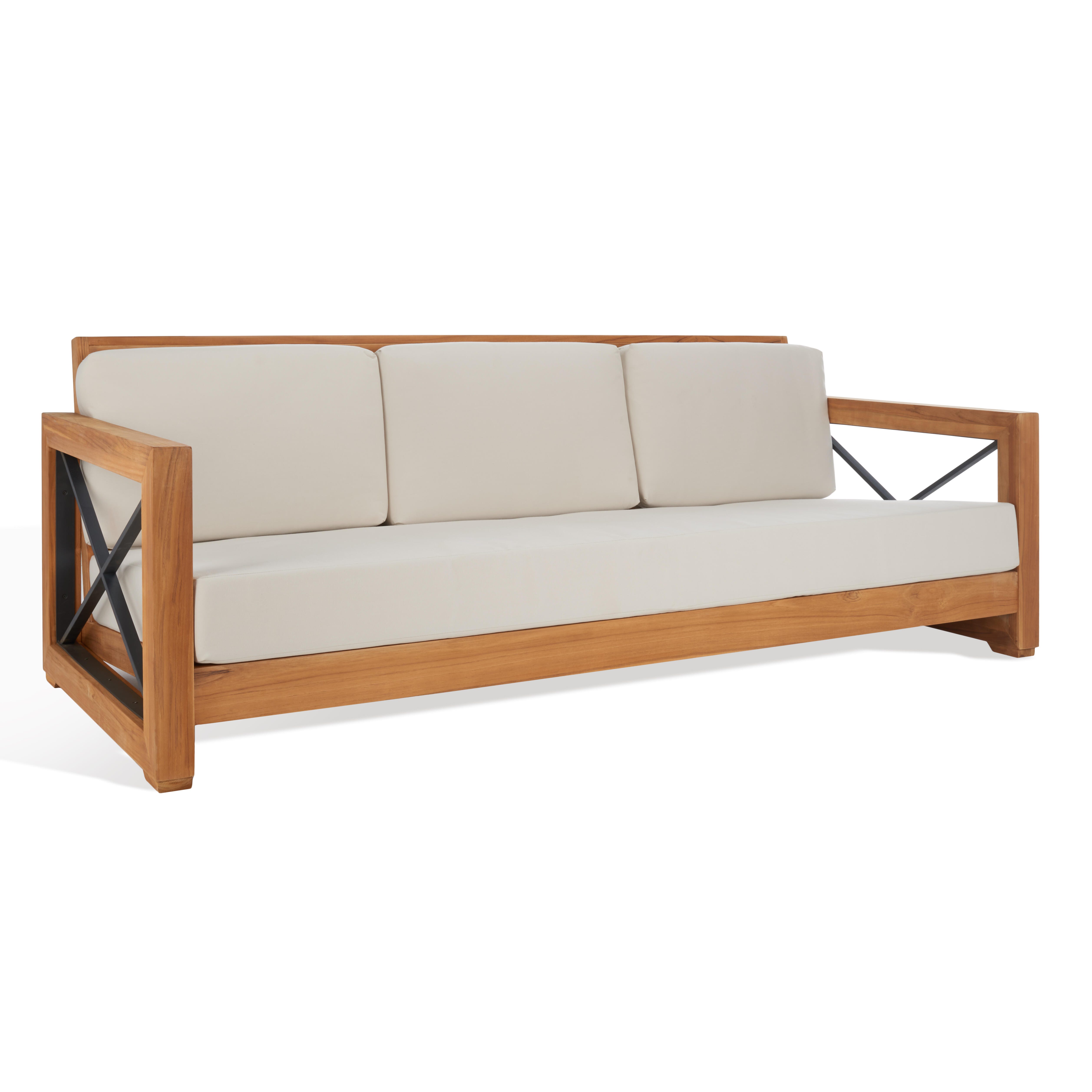 Safavieh Andros Outdoor Sofa, , large