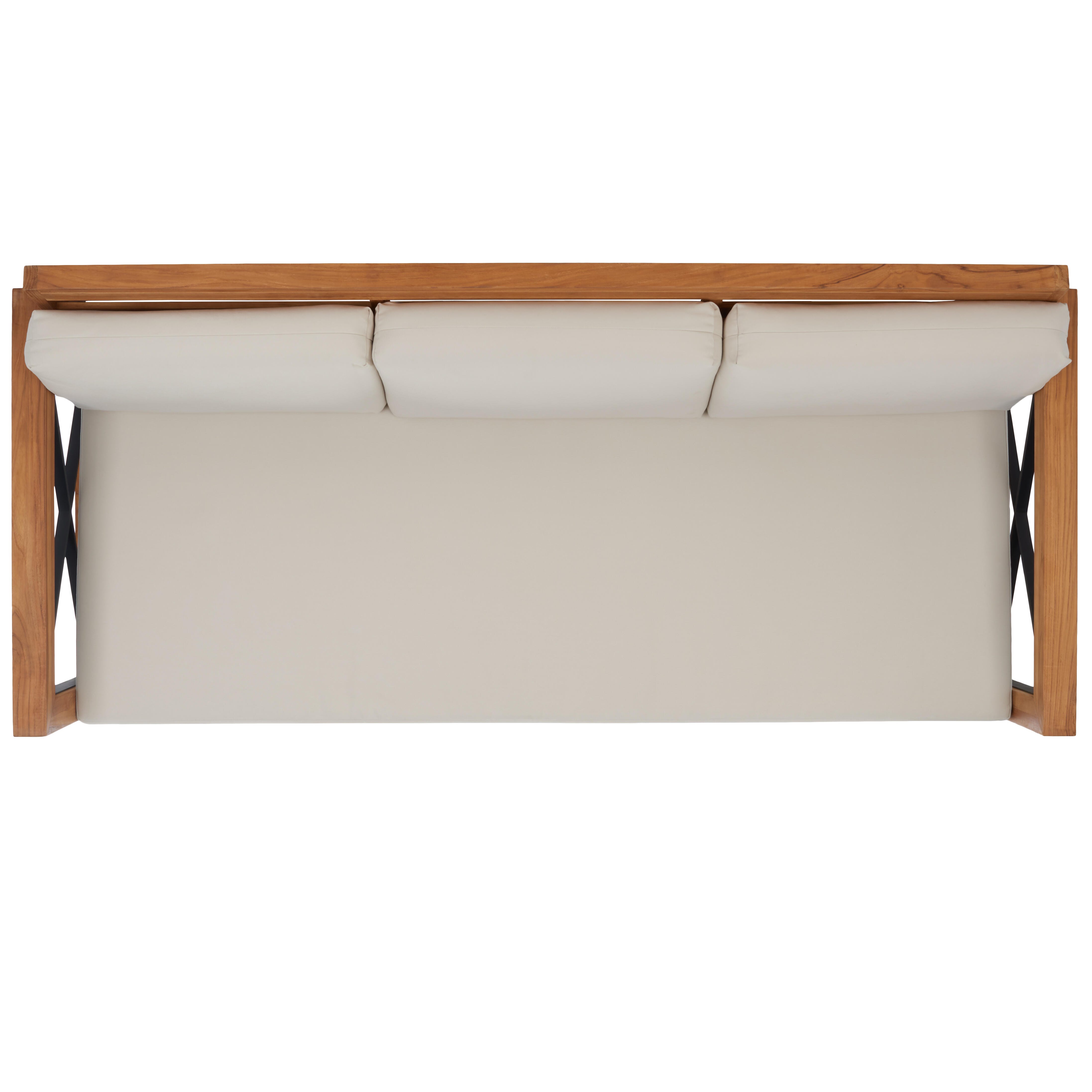Safavieh Andros Outdoor Sofa, , large