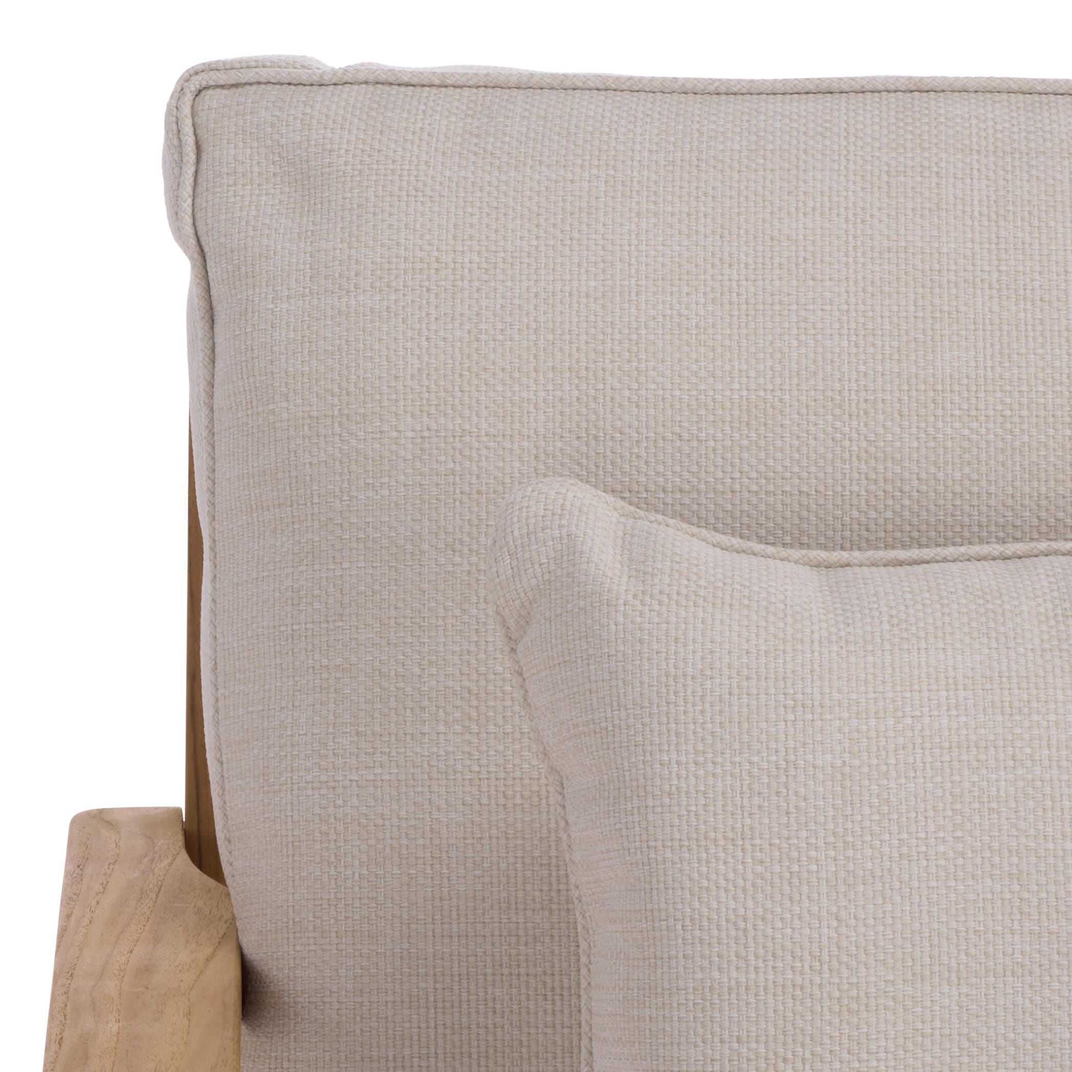 Safavieh Martinique Outdoor Loveseat, White/Natural, large