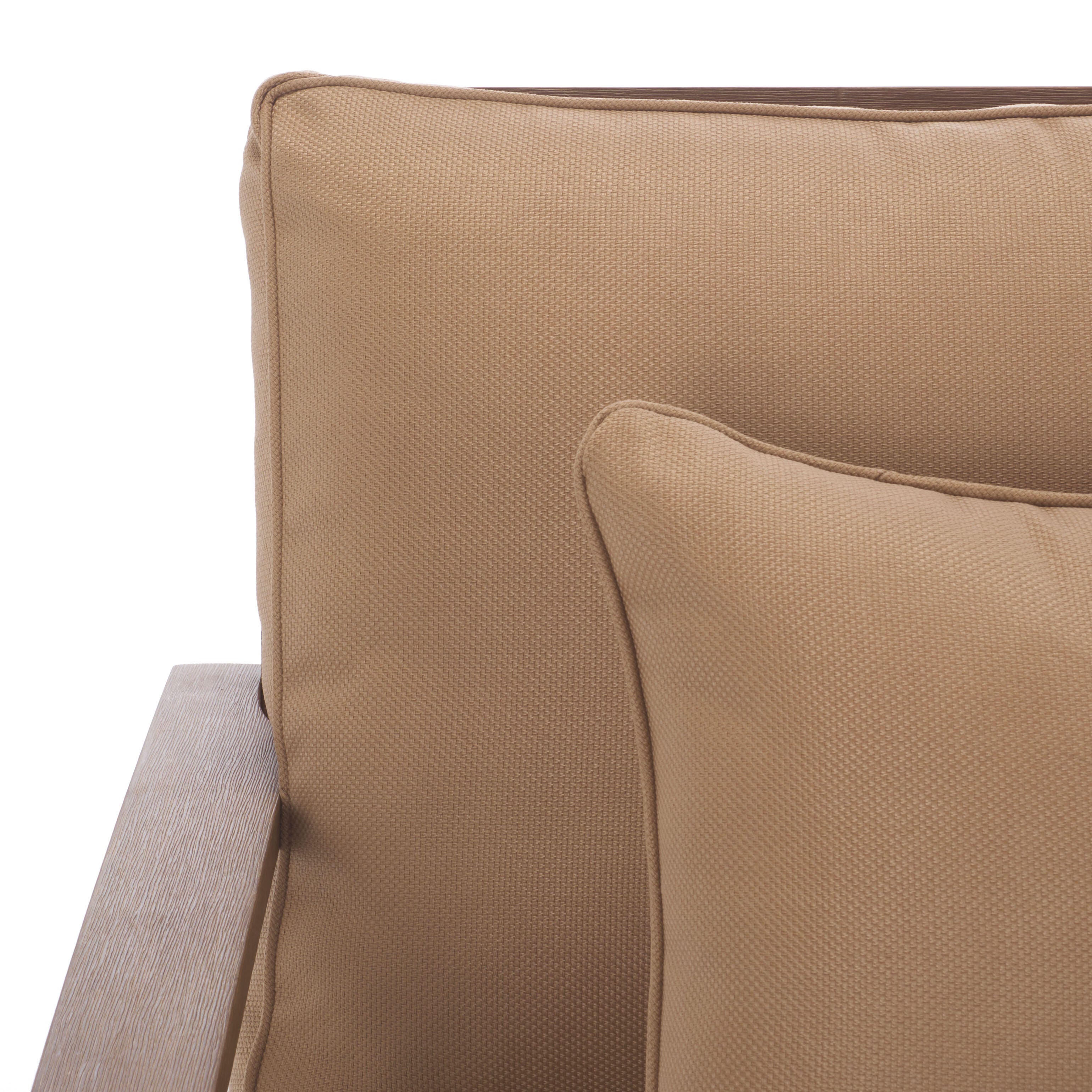 Safavieh Martinique Outdoor Loveseat, Natural/Brown, large