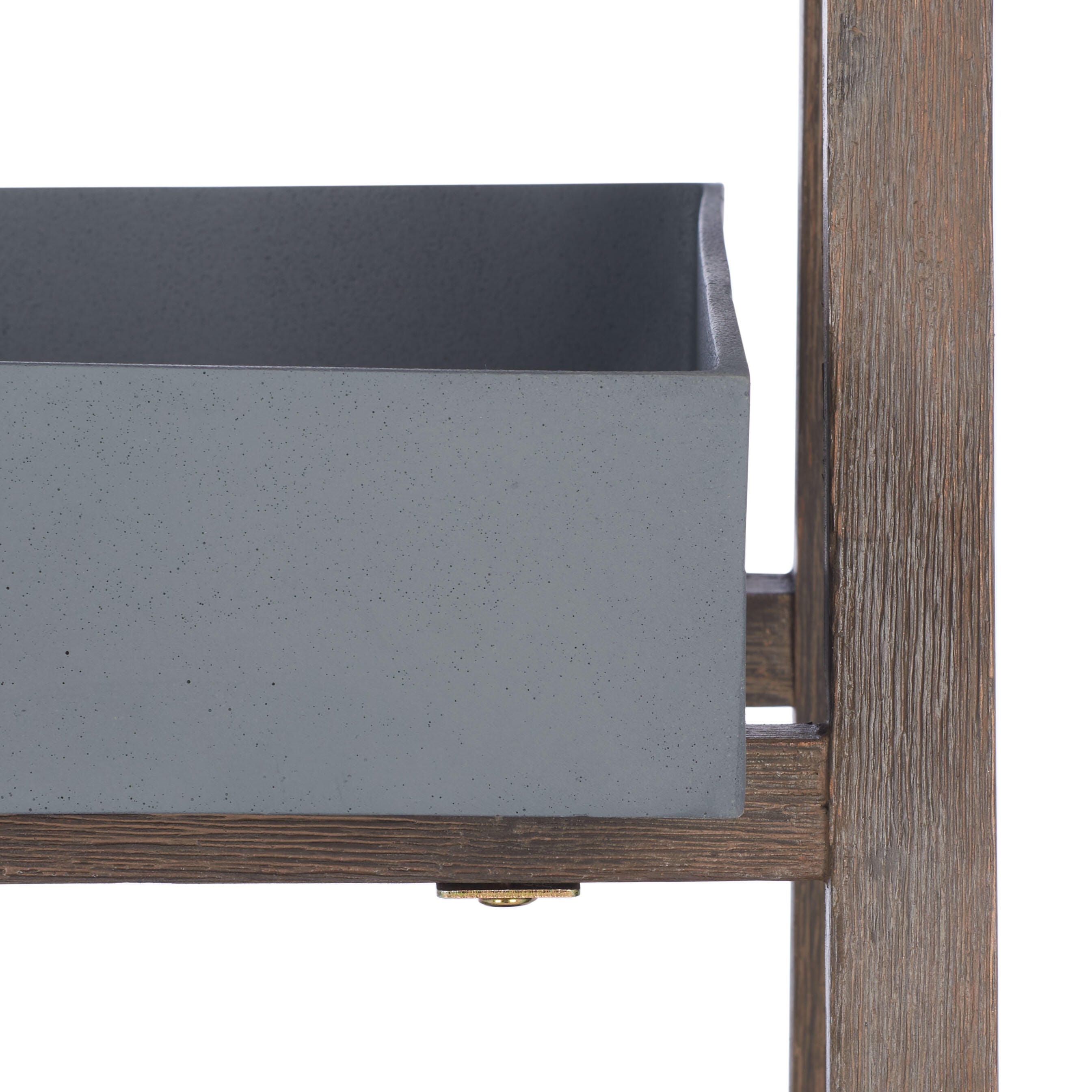 Safavieh Outdoor Planter Shelf, Gray, large