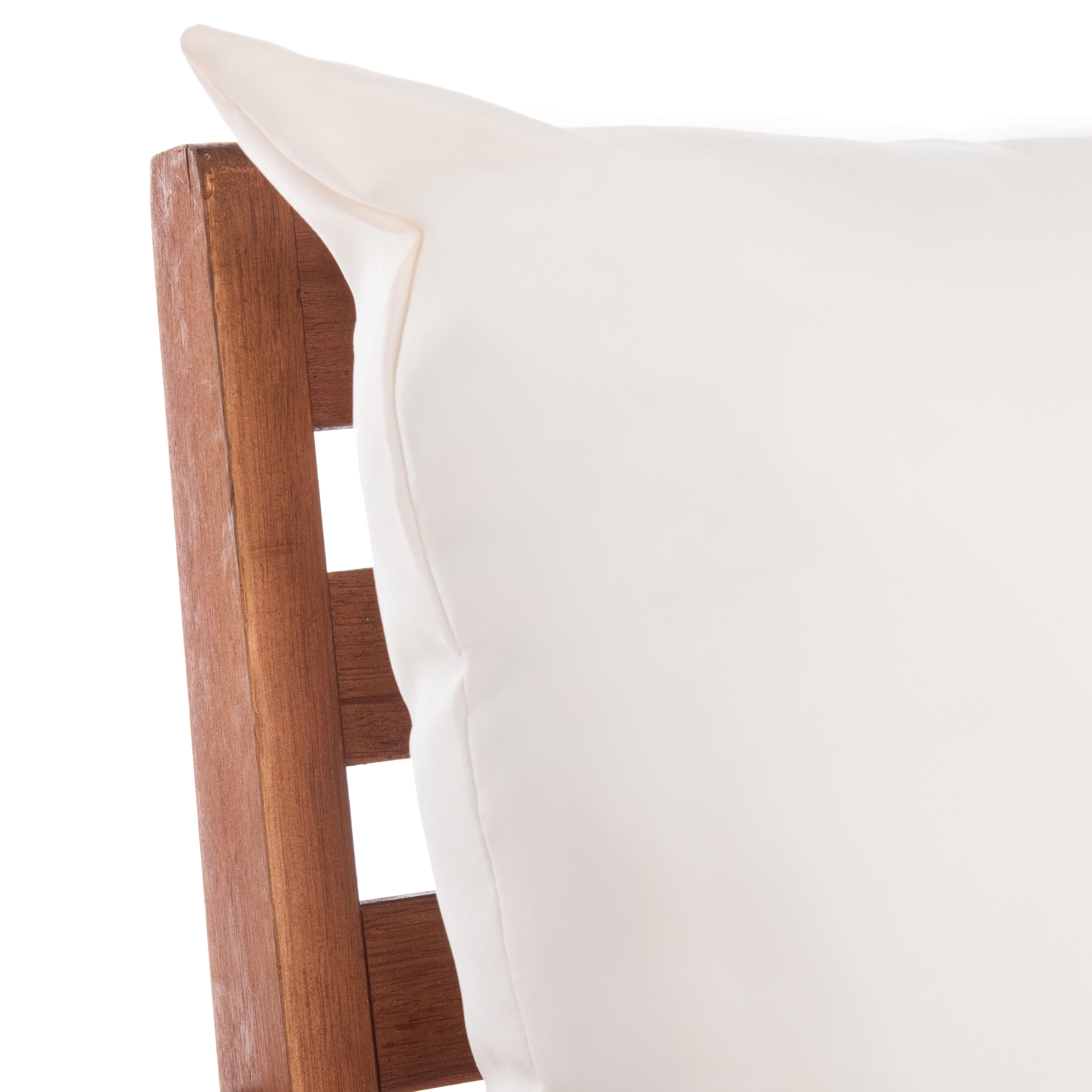 Safavieh Deacon Outdoor Conversation Set, Natural/Beige, large
